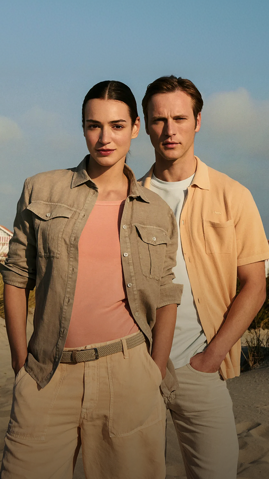 Immagine di collezione fw25 con copy che comunica i saldi pubblici