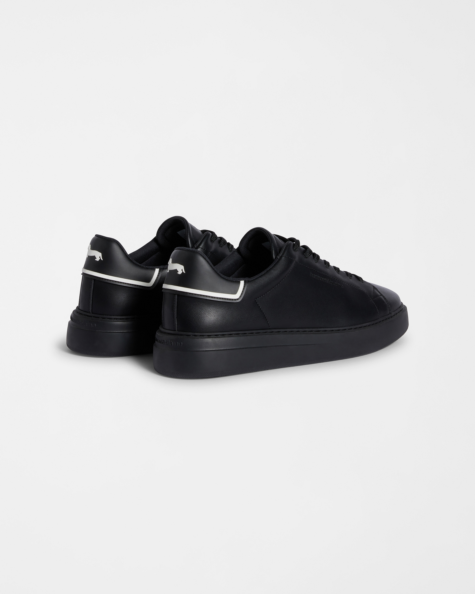 Basic leather sneakers, Silver Gray, large image number 2