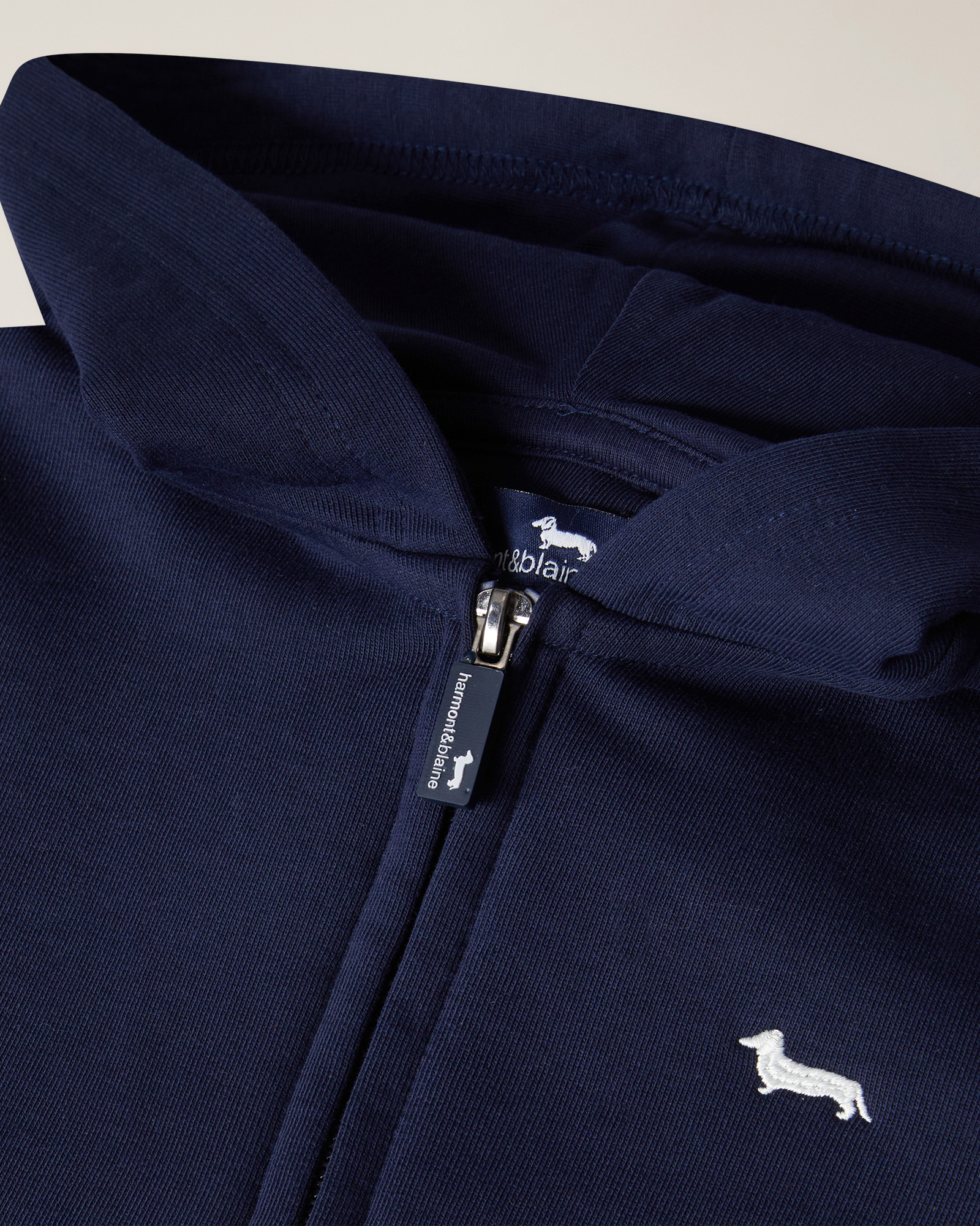 Felpa full zip con cappuccio, Blu Chiaro, large image number 2