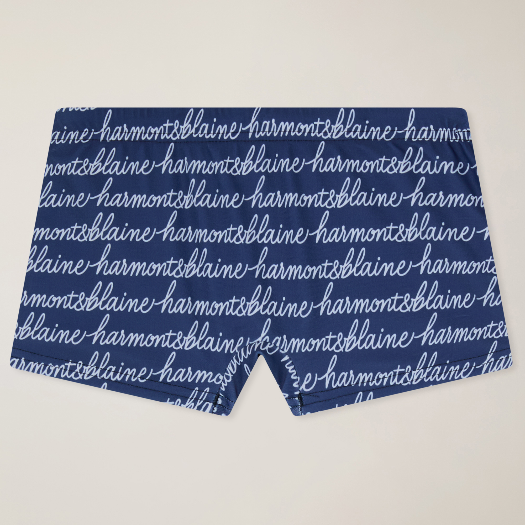 Bañador con estampado de inscripción 