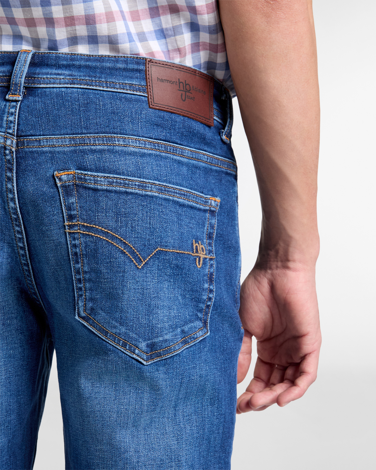 Denim Uomo Cinque Tasche Narrow Fit, Blu denim, large image number 2