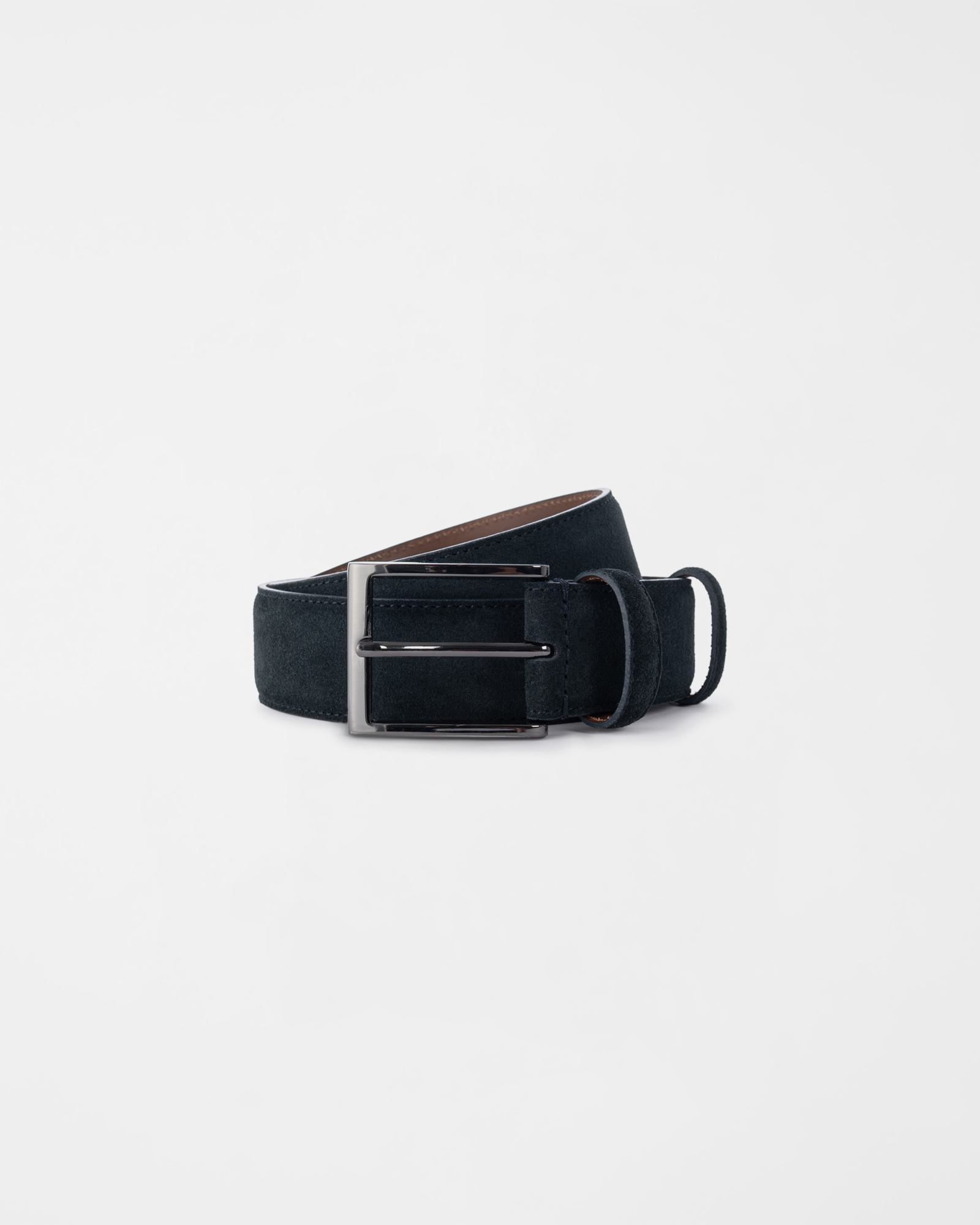 Cintura HBJ Uomo in vera pelle blu scuro