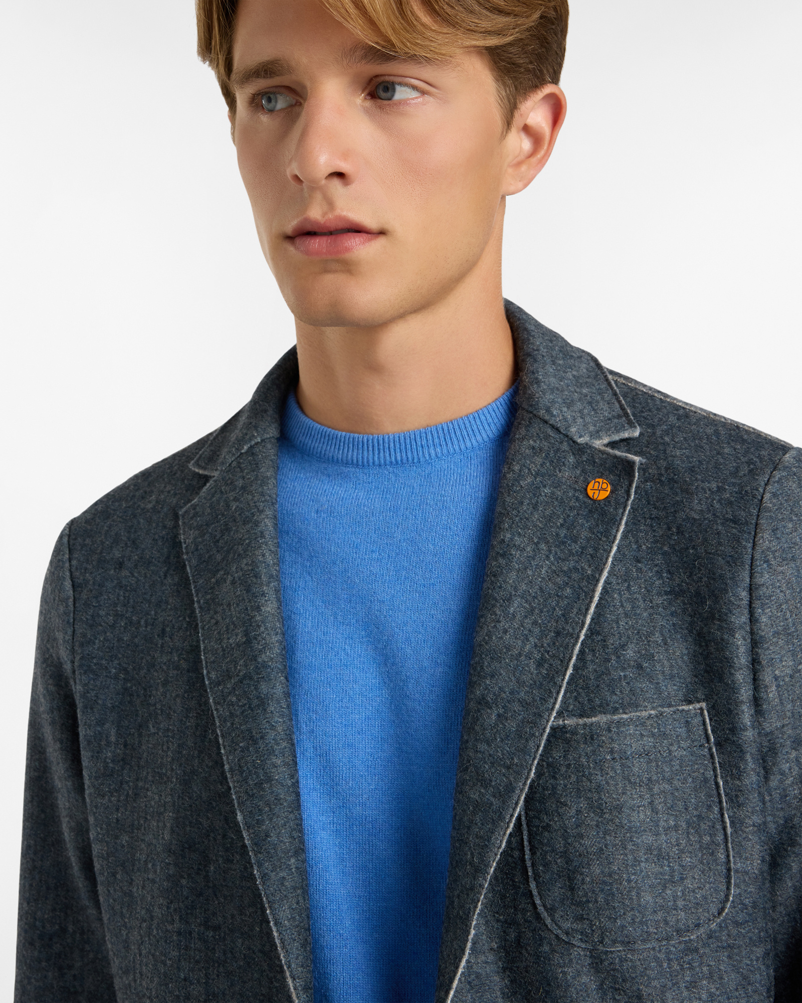 Giacca Effetto Denim, Blu Denim, large image number 2