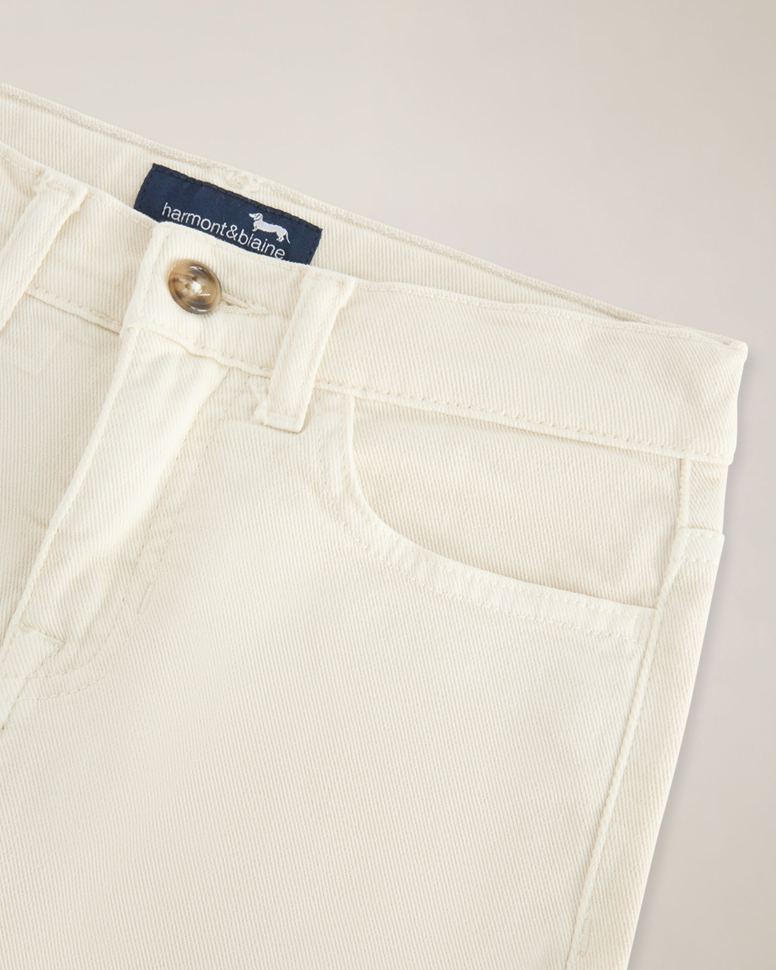 Five-pocket trousers, Cream, large image number 2