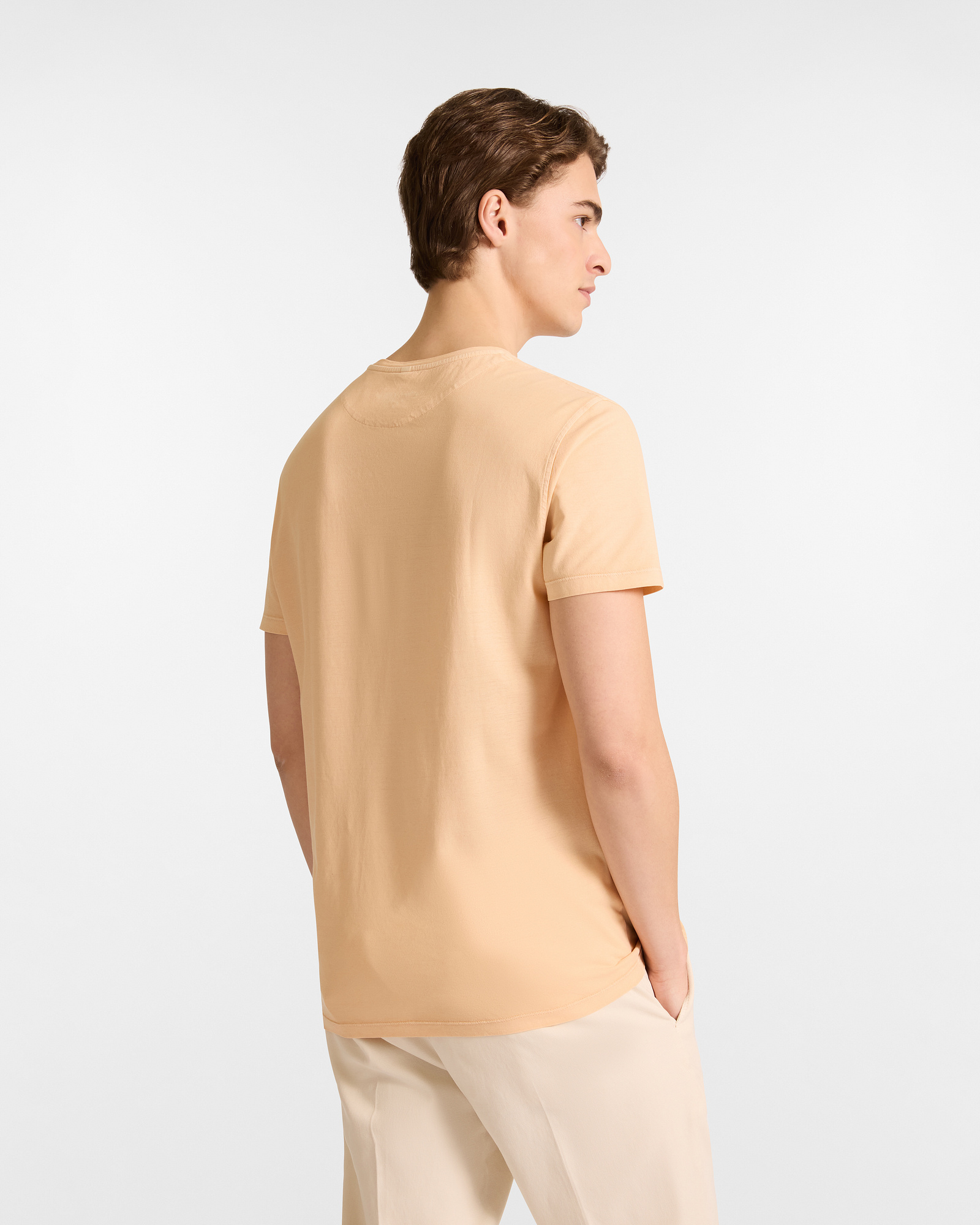 Cotton T-Shirt Capsule Earth Dye, Orange, large image number 1