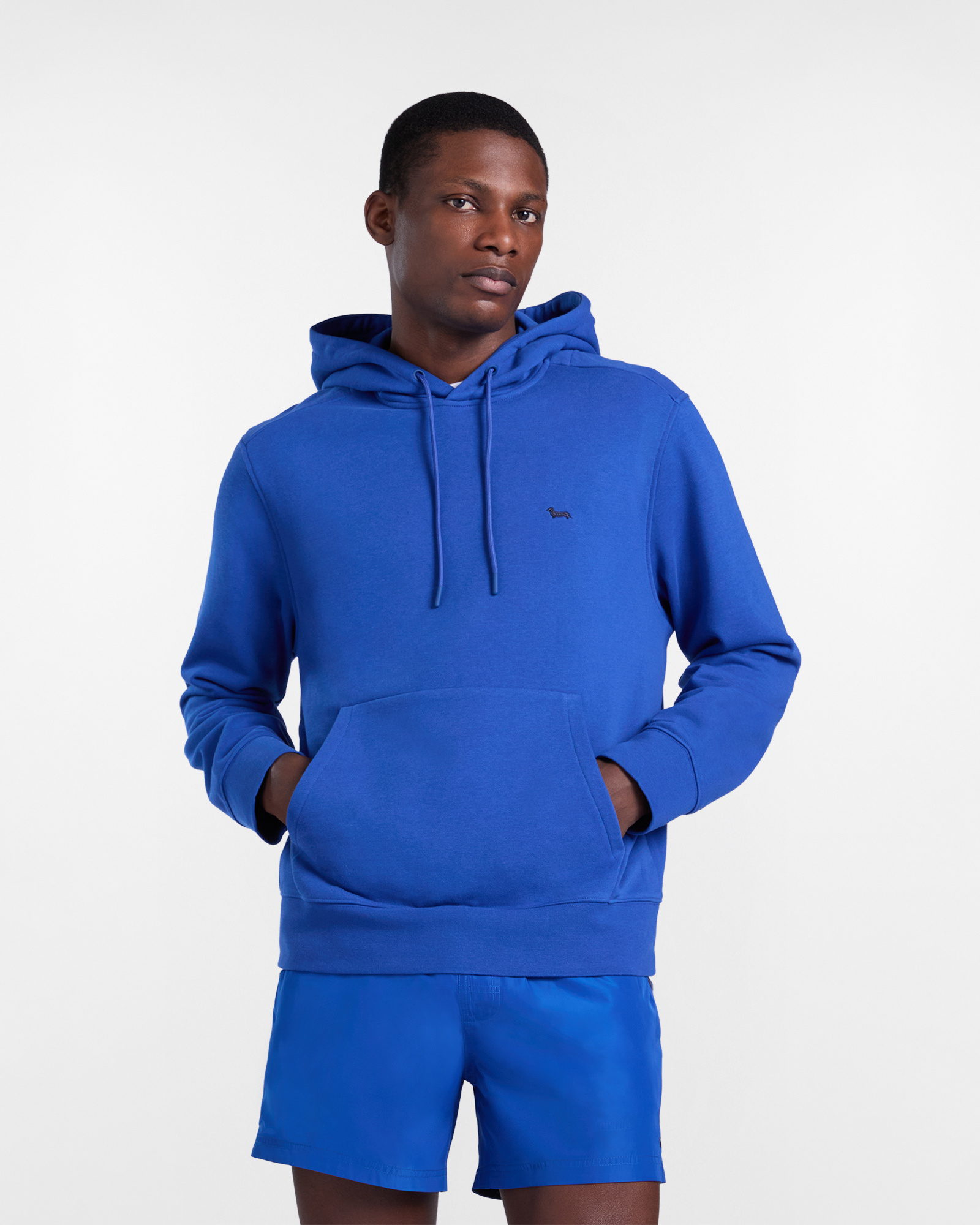 Sweat &agrave; capuche Hoodie Basic, Bleu, large image number 0