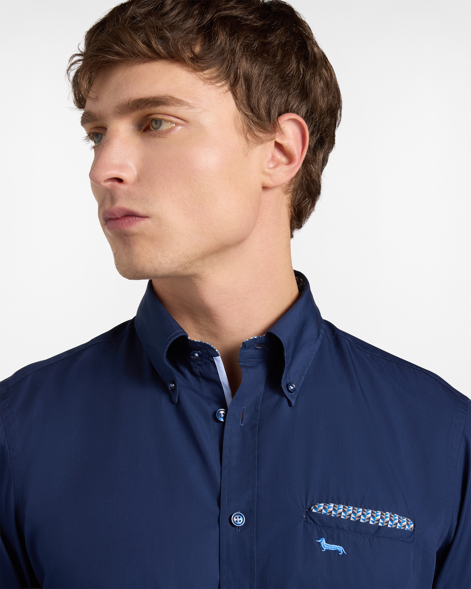 Camicia con pochette, Blu Scuro, large image number 2