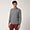Wool Crew-Neck Pullover With 3D Effect, Gray, swatch