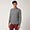 Jersey De Cuello Redondo En Lana Con Diseño 3D, Gris, swatch