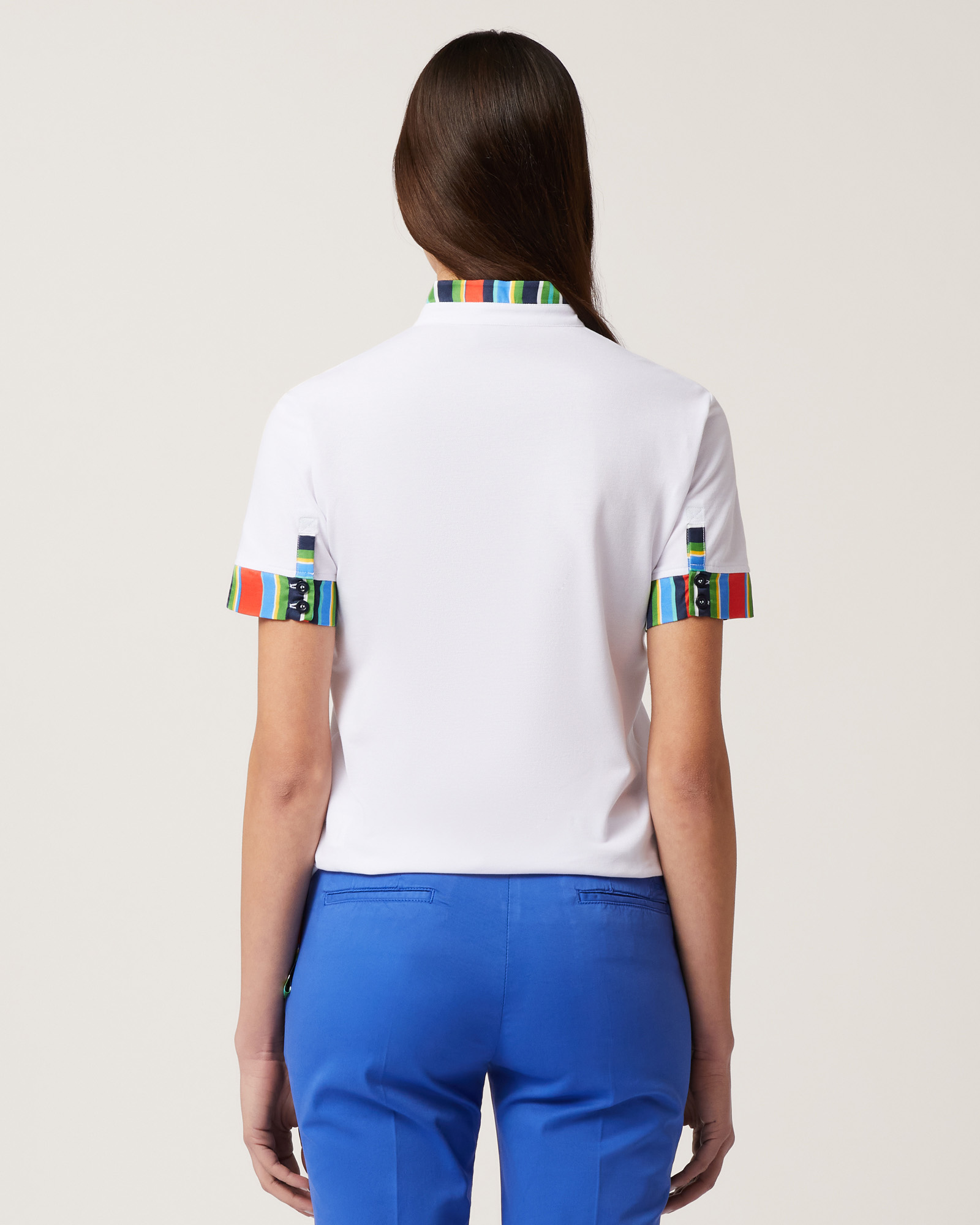 Polo con cuello mao