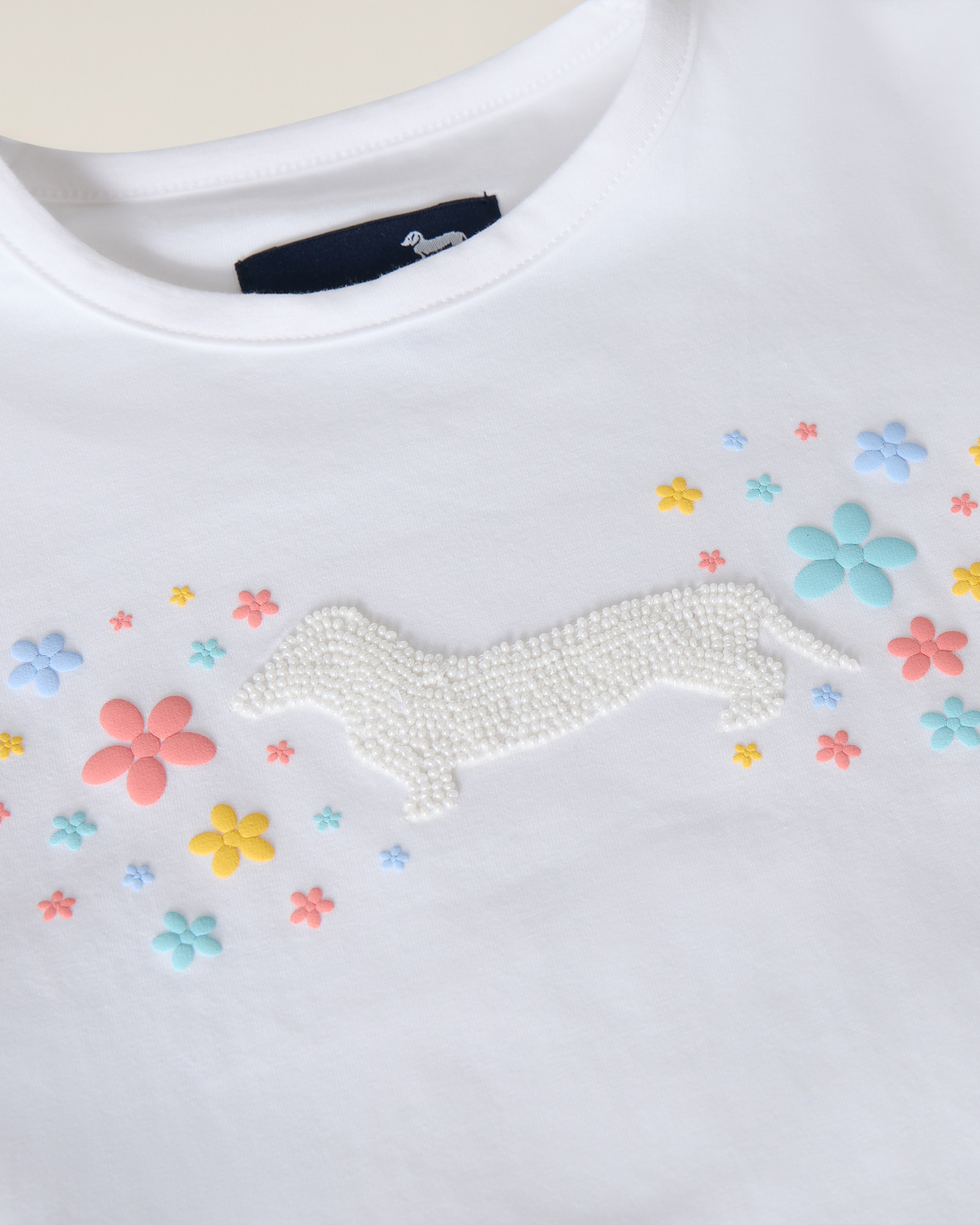 T-shirt con maniche a sbuffo, Bianco, large image number 2