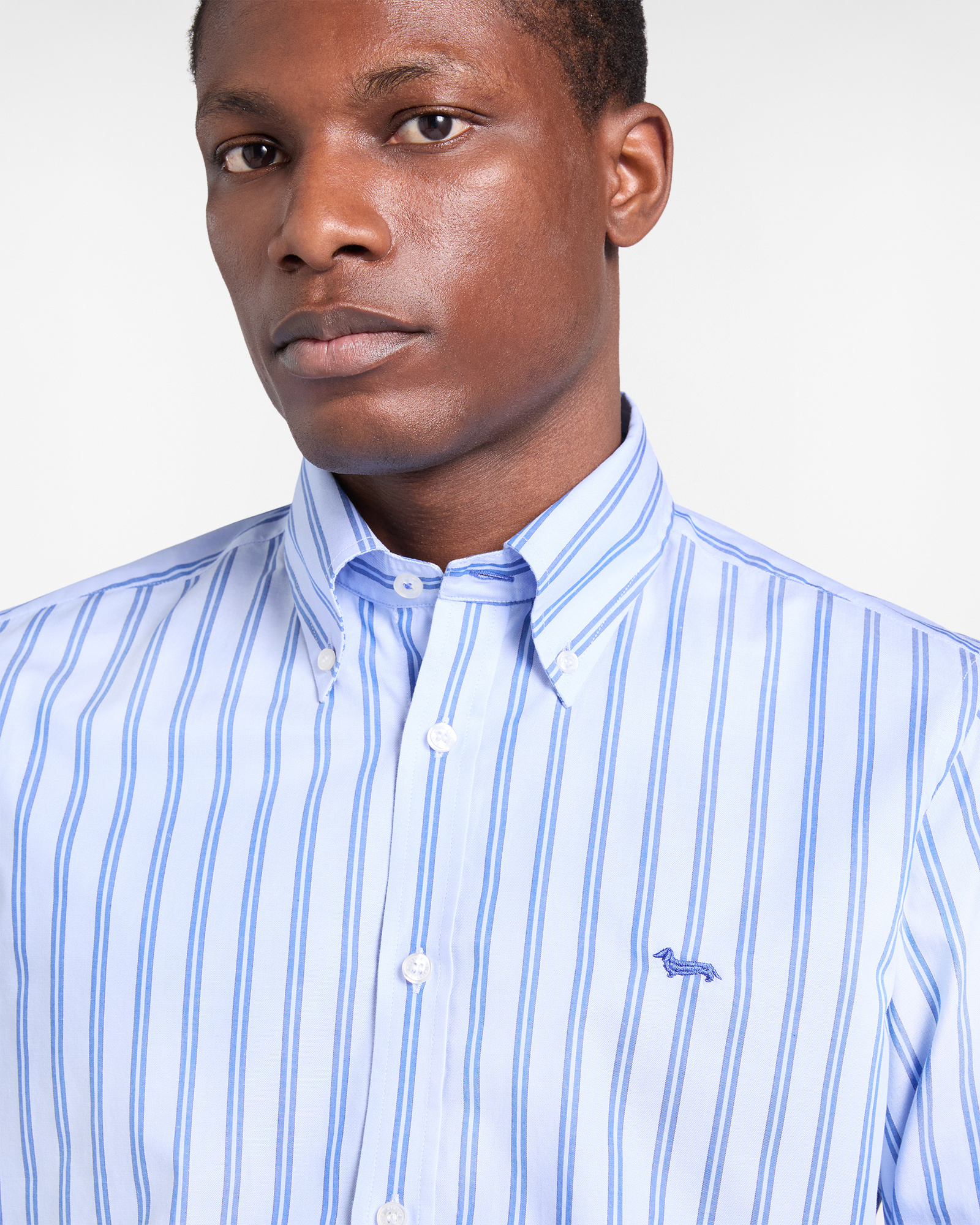 Regular-fit striped shirt