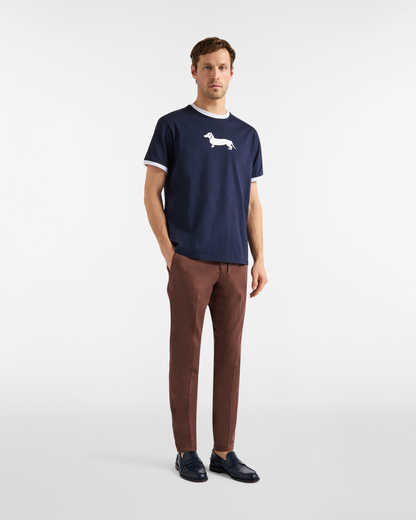 3D Dachshund print T-shirt, Blue, large image number 3