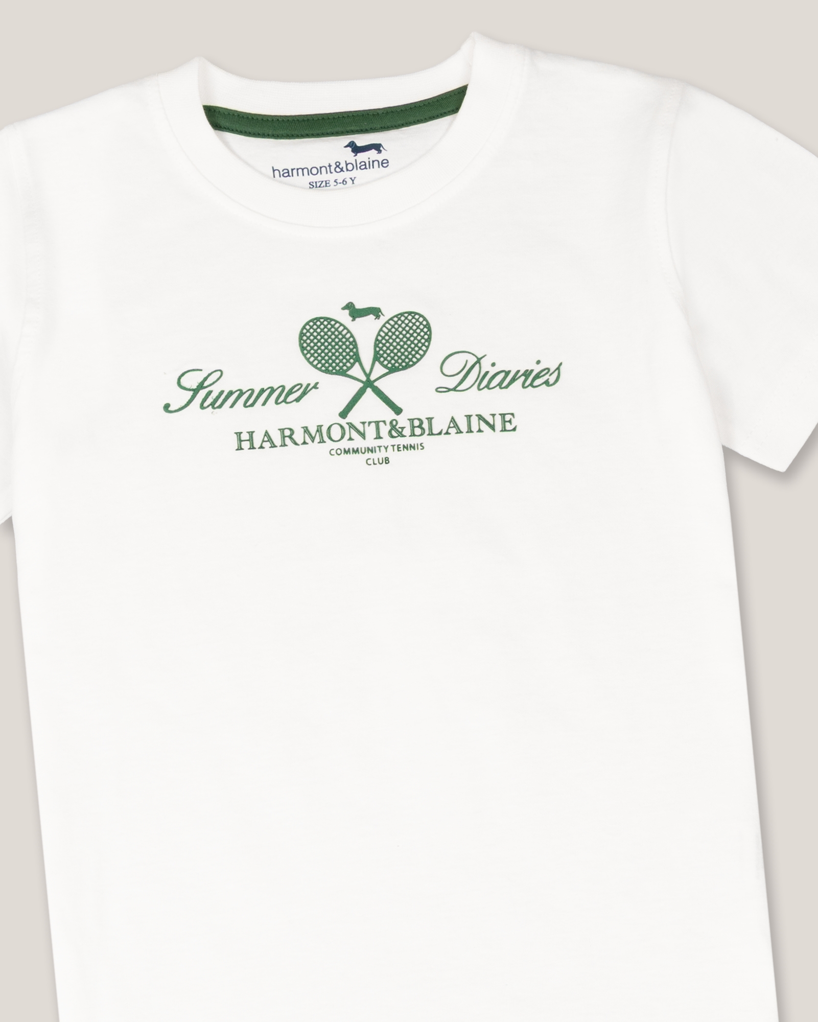 Jersey T-shirt and Shorts Set, DARK GREEN, large image number 2