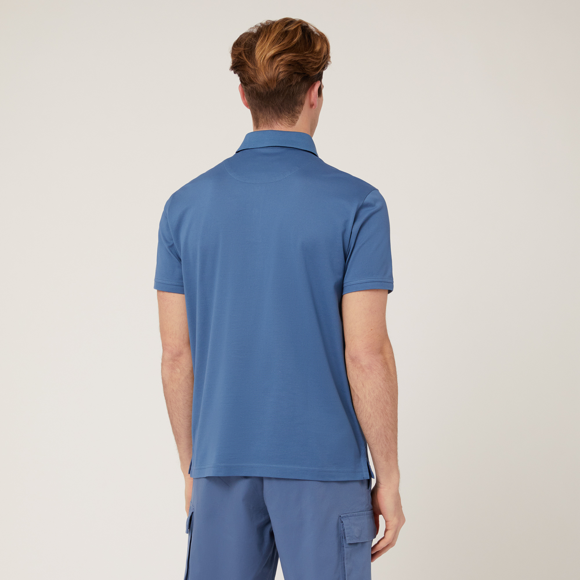 Poloshirt mit Print-Details, Blau, large image number 1