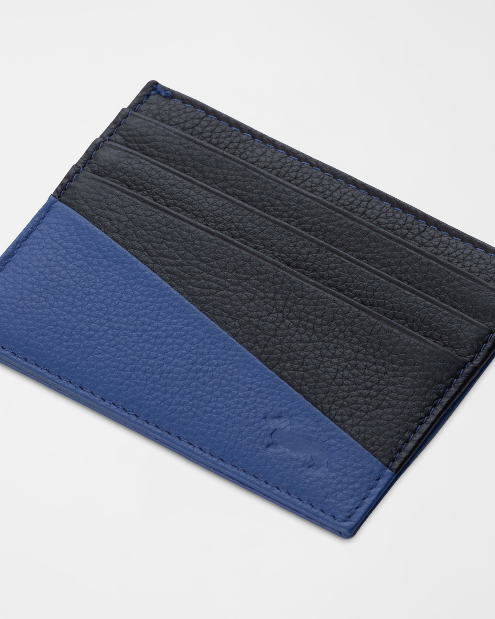 Men&rsquo;s Genuine Leather Card Holder, LIGHT BLUE, large