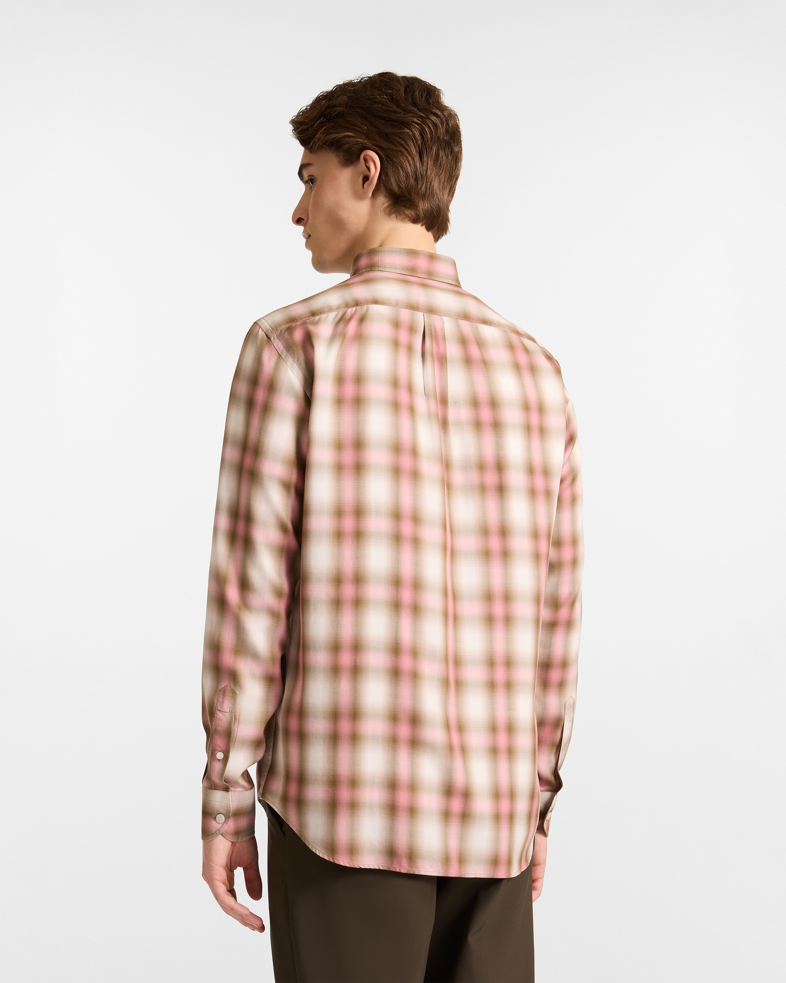 Camicia Check In Lyocell, Rosa Antico, large image number 1
