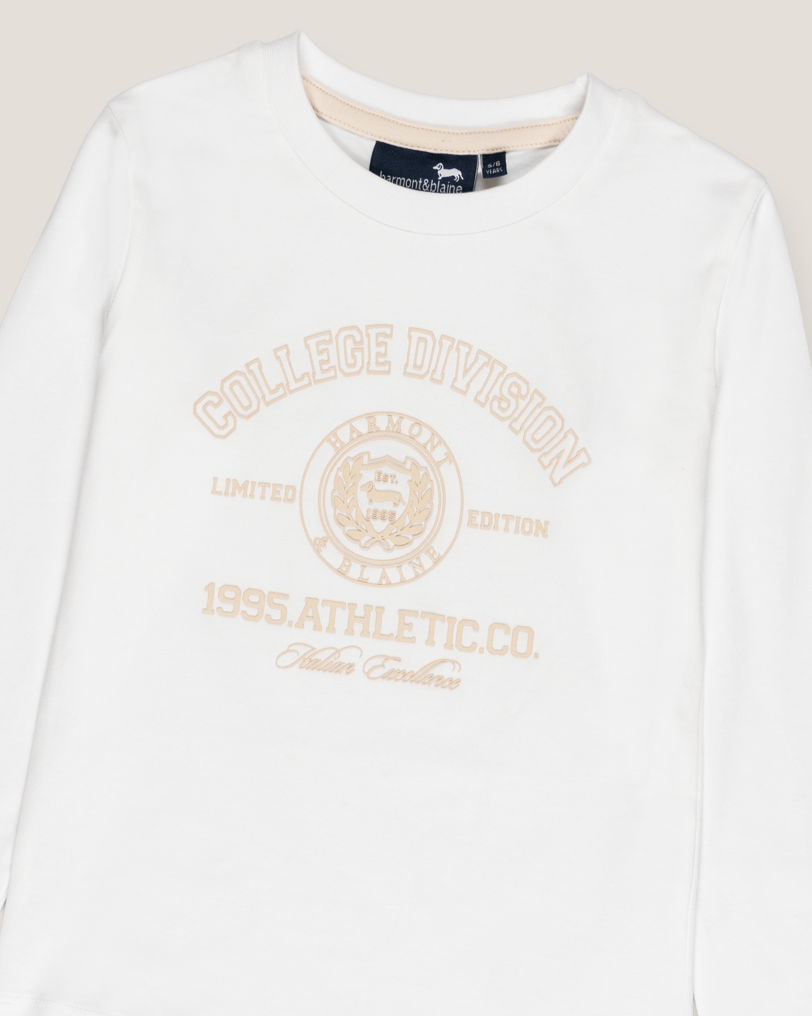 Long-sleeve t-shirt, White, large