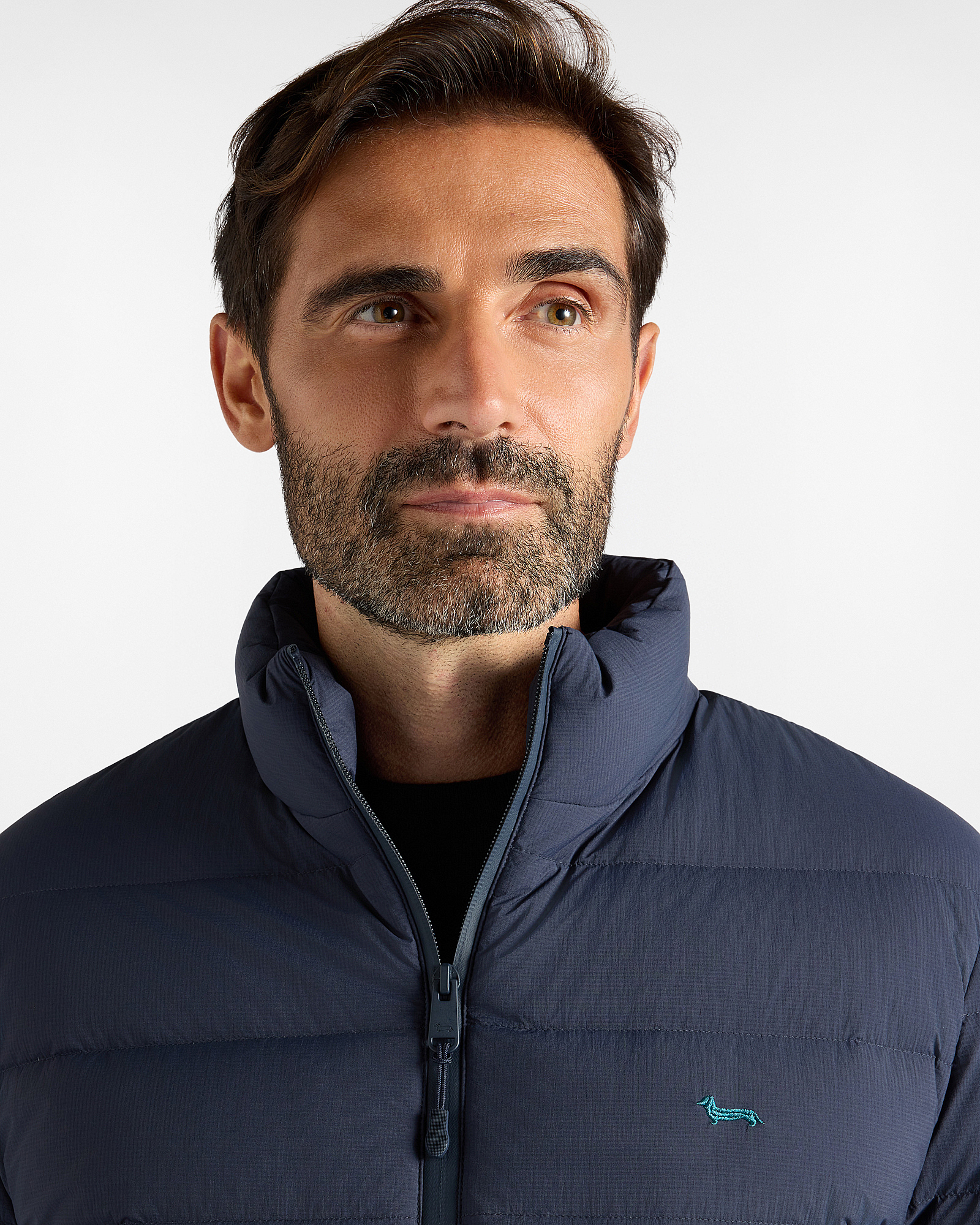 Ripstop Nylon Bomber Jacket, NAVY BLUE, large image number 2