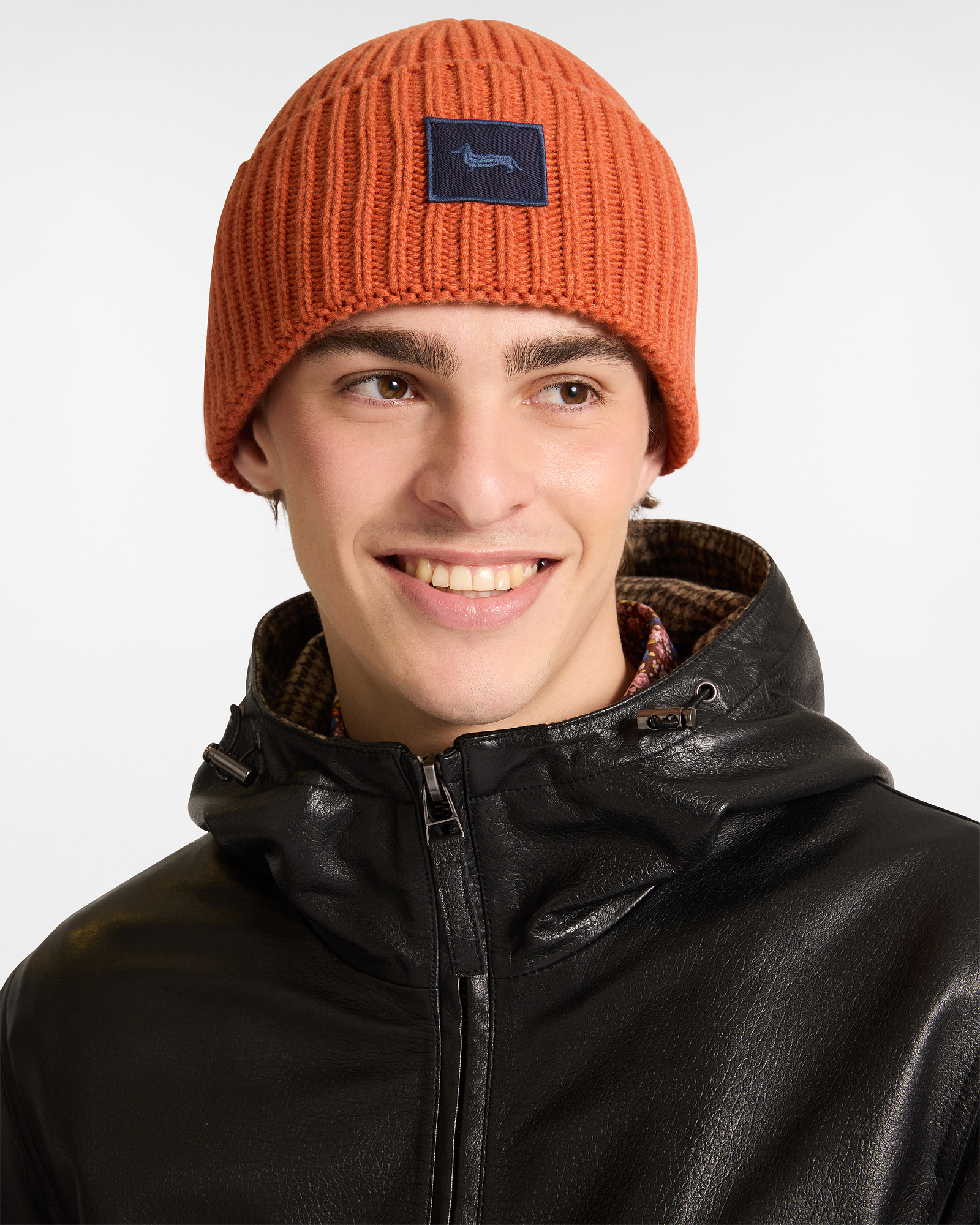 Cashmere Blend Beanie, Orange, large image number 3