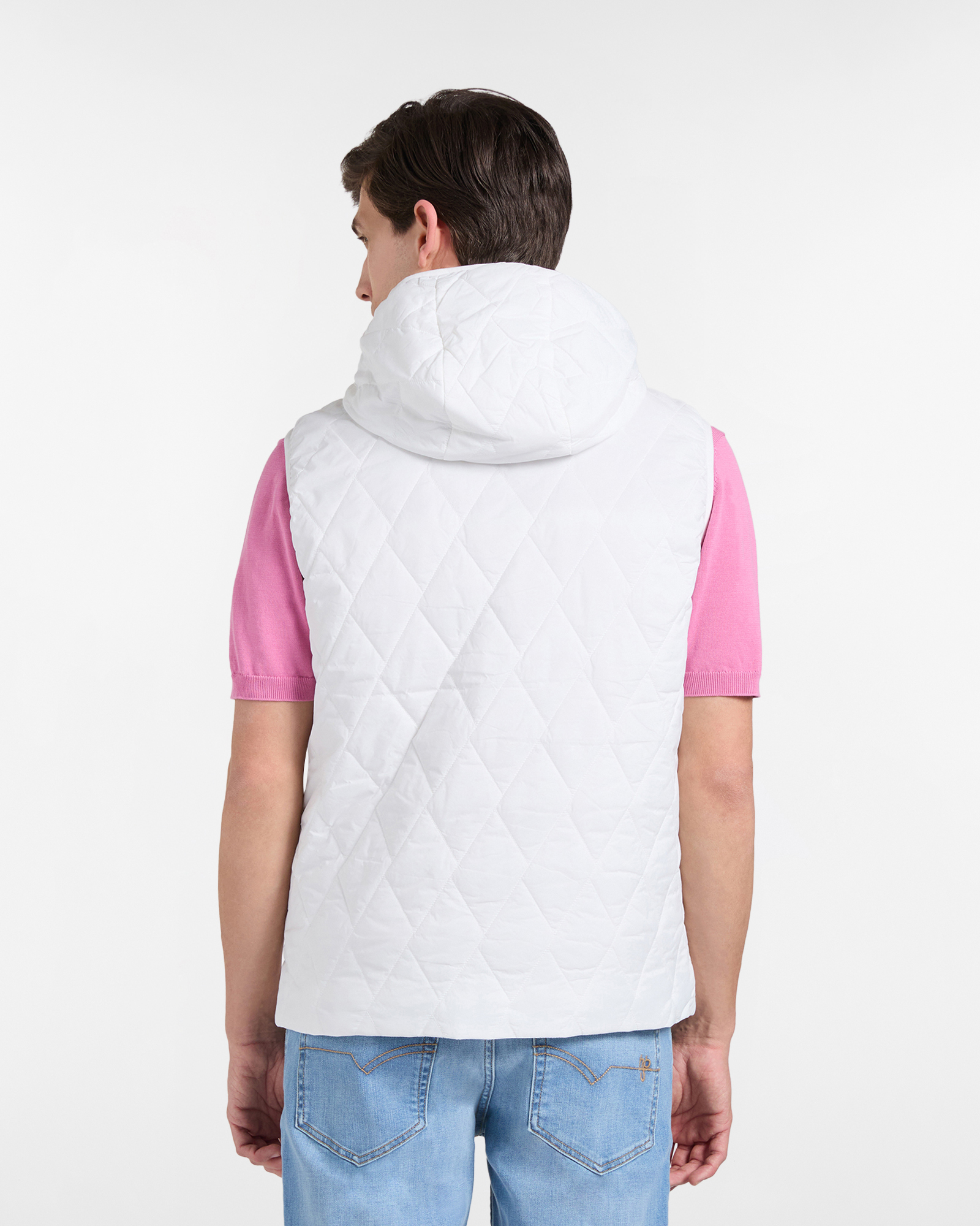 Smanicato Uomo Trapuntato con Cappuccio