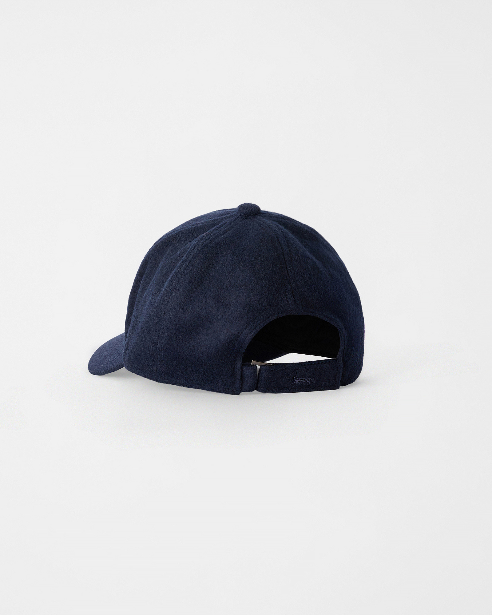 Men&rsquo;s baseball cap in a wool blend with an embroidered dachshund, NAVY BLUE, large