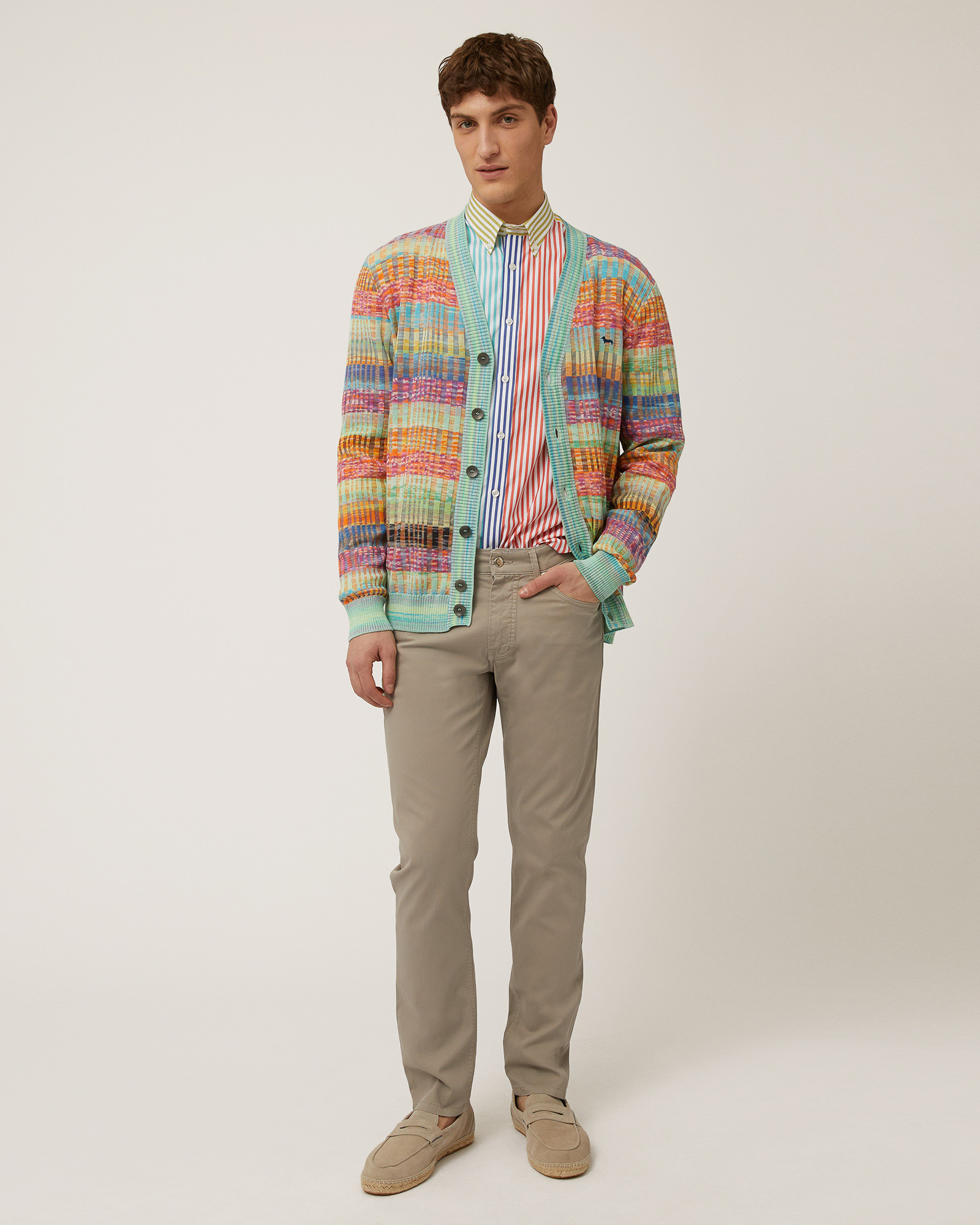 Pants with Back Logo, Sand, large image number 3