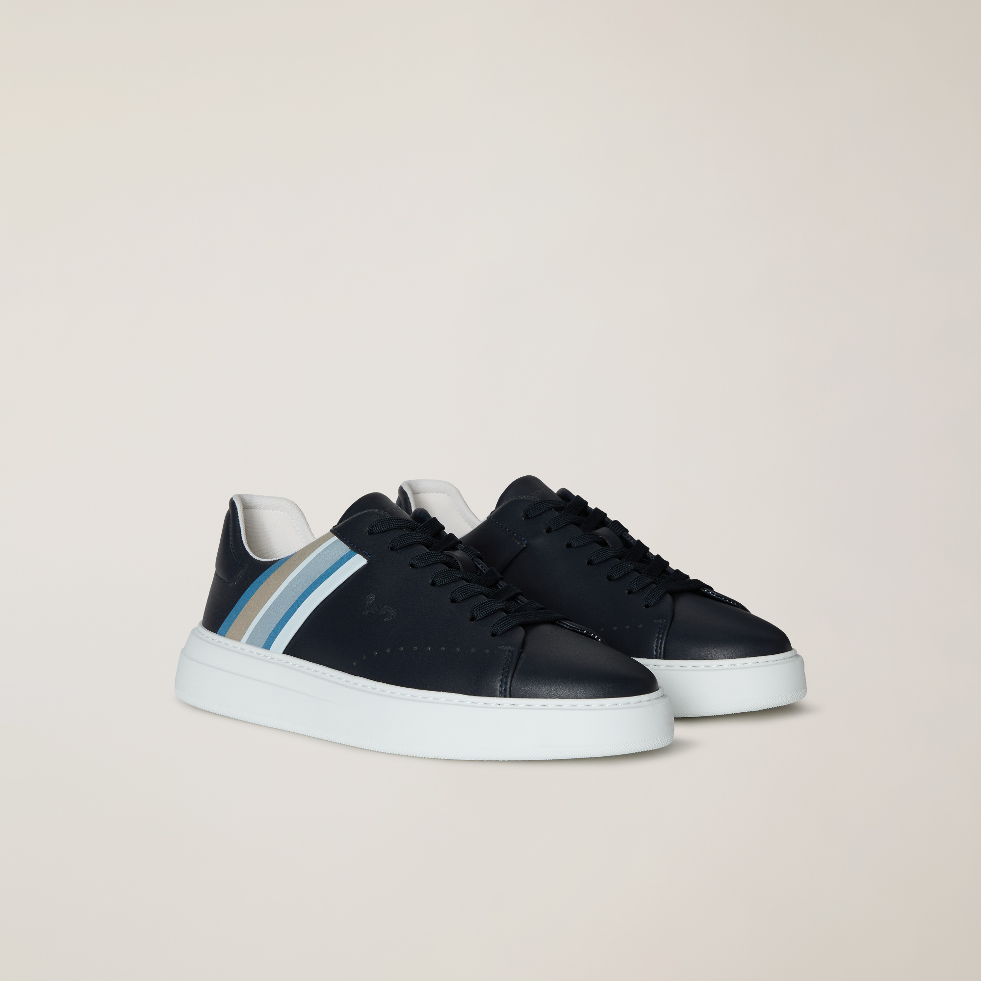 Sneaker with screen print, Blue, large image number 1
