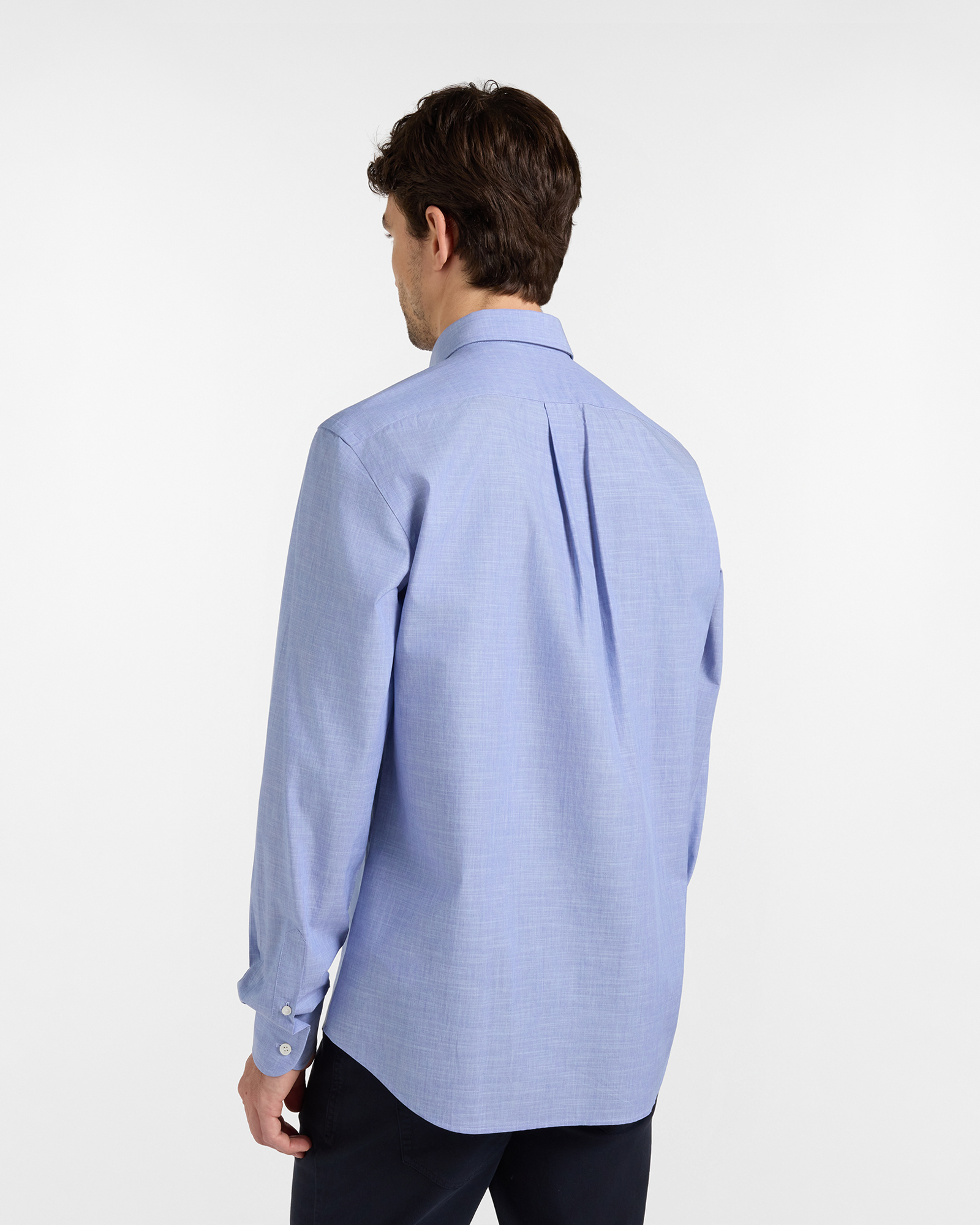 Camicia HBJ Uomo Regular Fit in cotone, SKY, large image number 2
