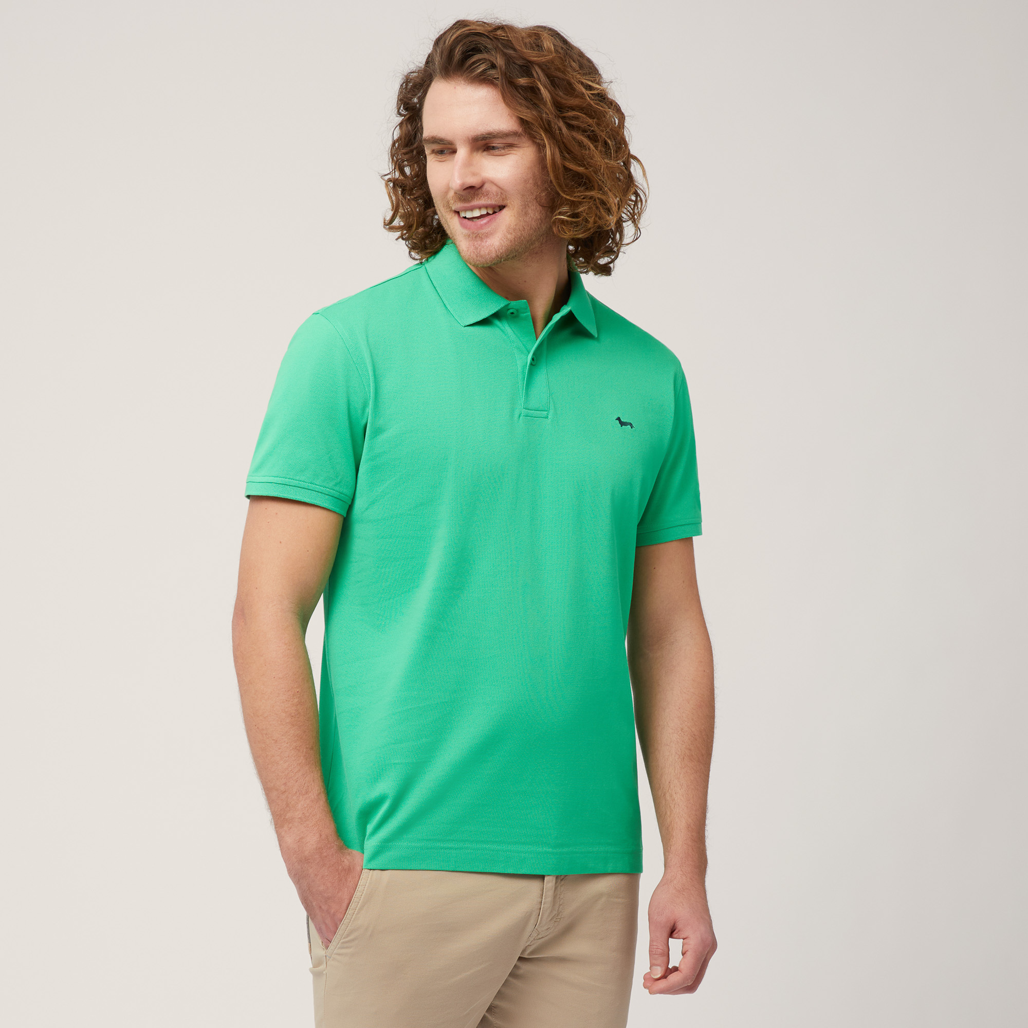 Polo with Lettering and Logo, Herb, large