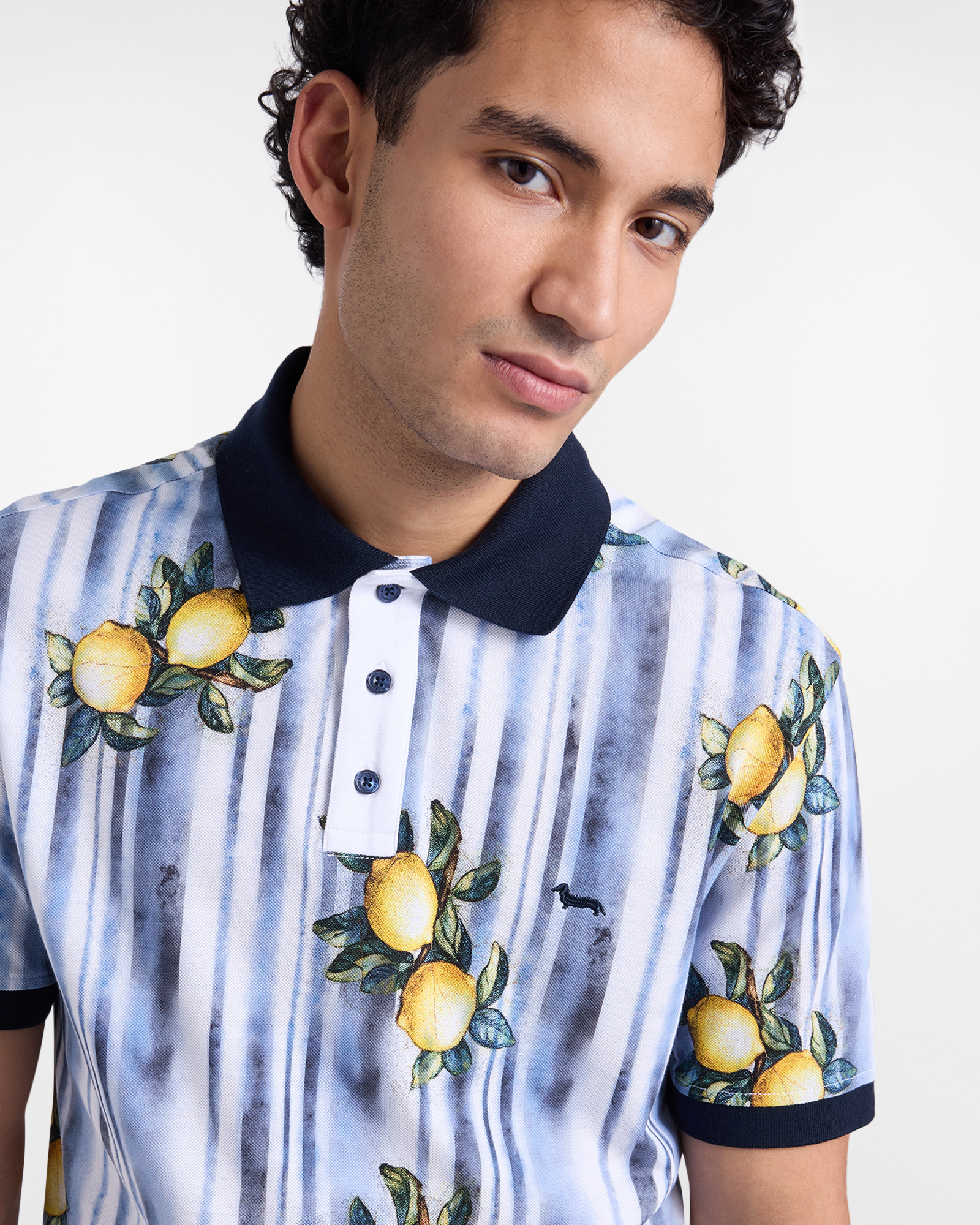 All-over print polo shirt, White, large image number 2