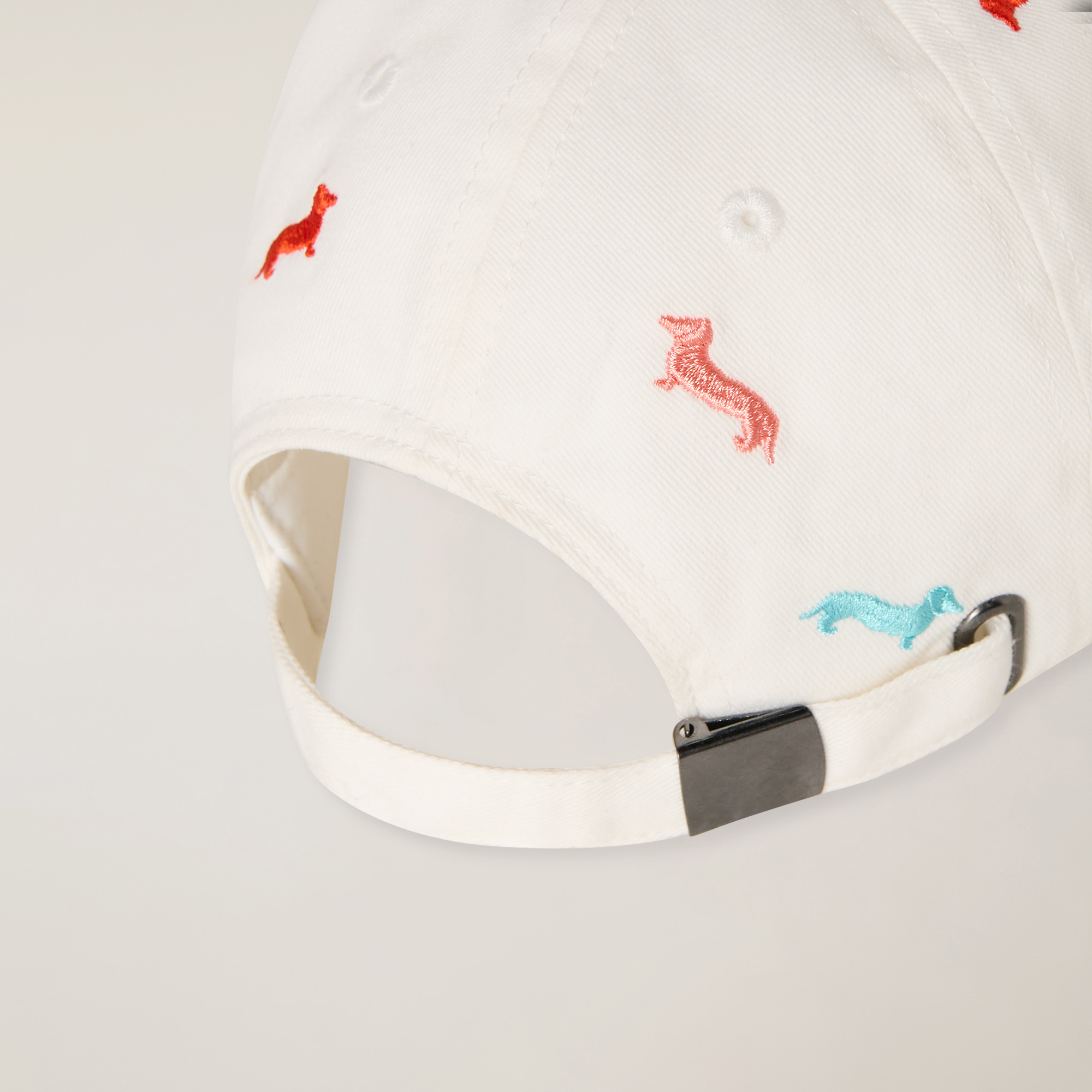 Casquette avec logo brodé all-over