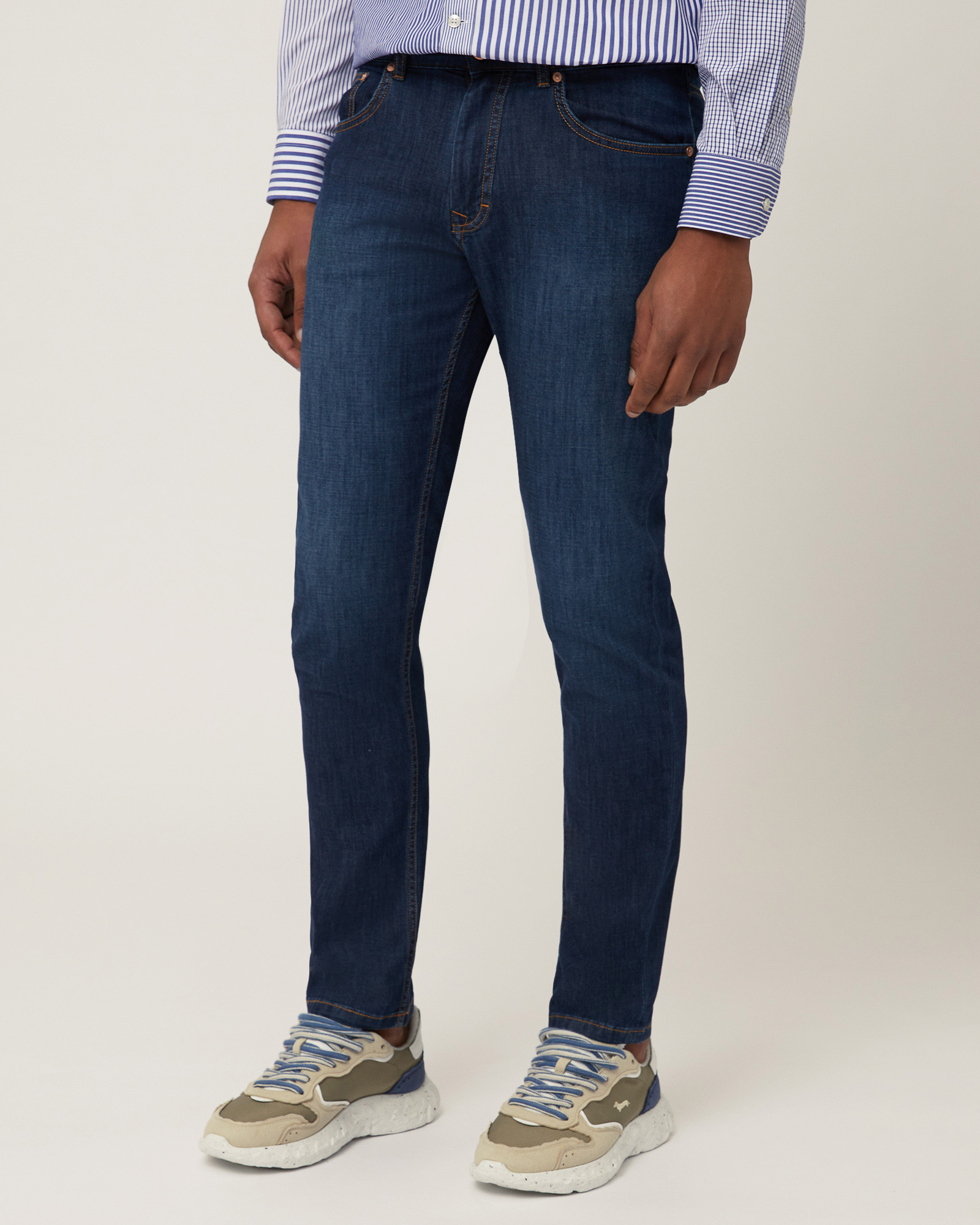 Narrow-Fit 5-Pocket Jeans, Denim Blue, large image number 0