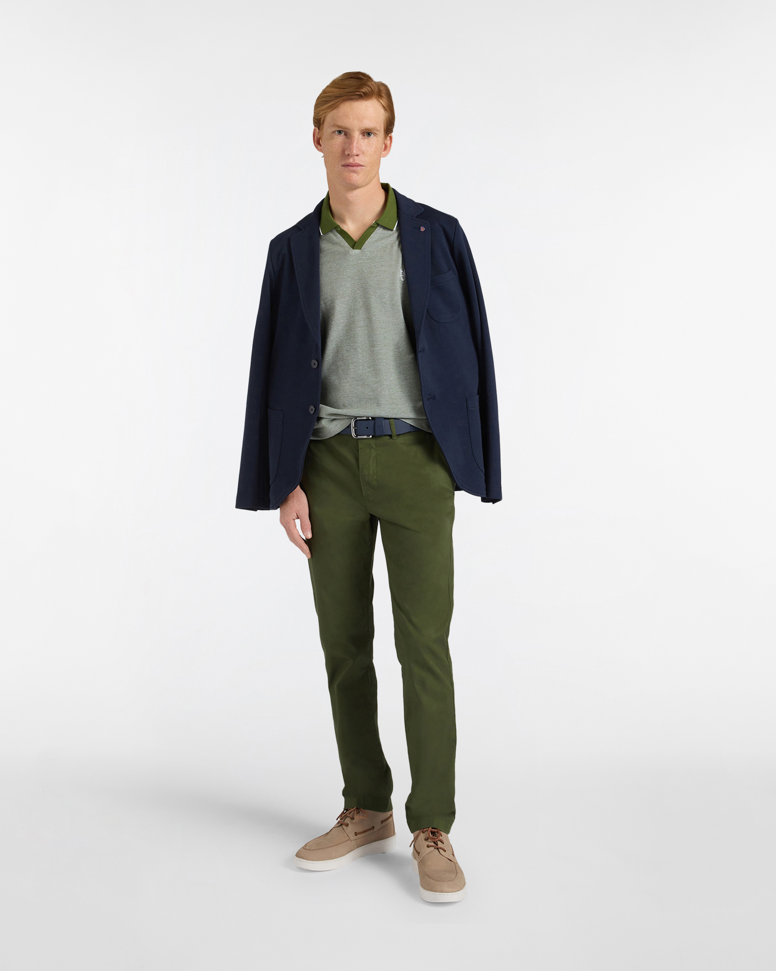 Giacca Uomo in Piquet, Blu scuro, large image number 3