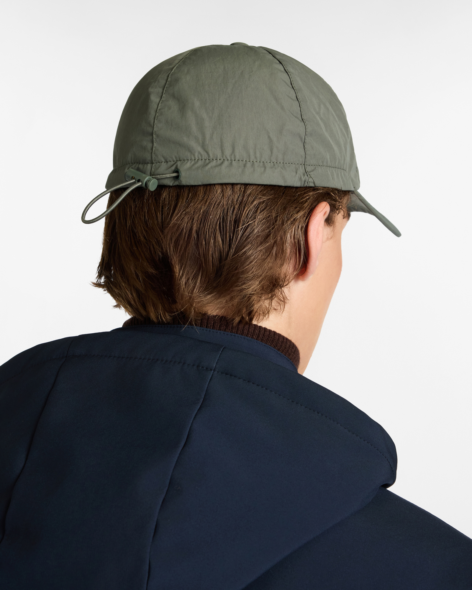 Nylon Baseball Cap with Embroidered Logo