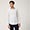 Stretch Cotton Shirt With Contrasting Inner Detail, Blue, swatch