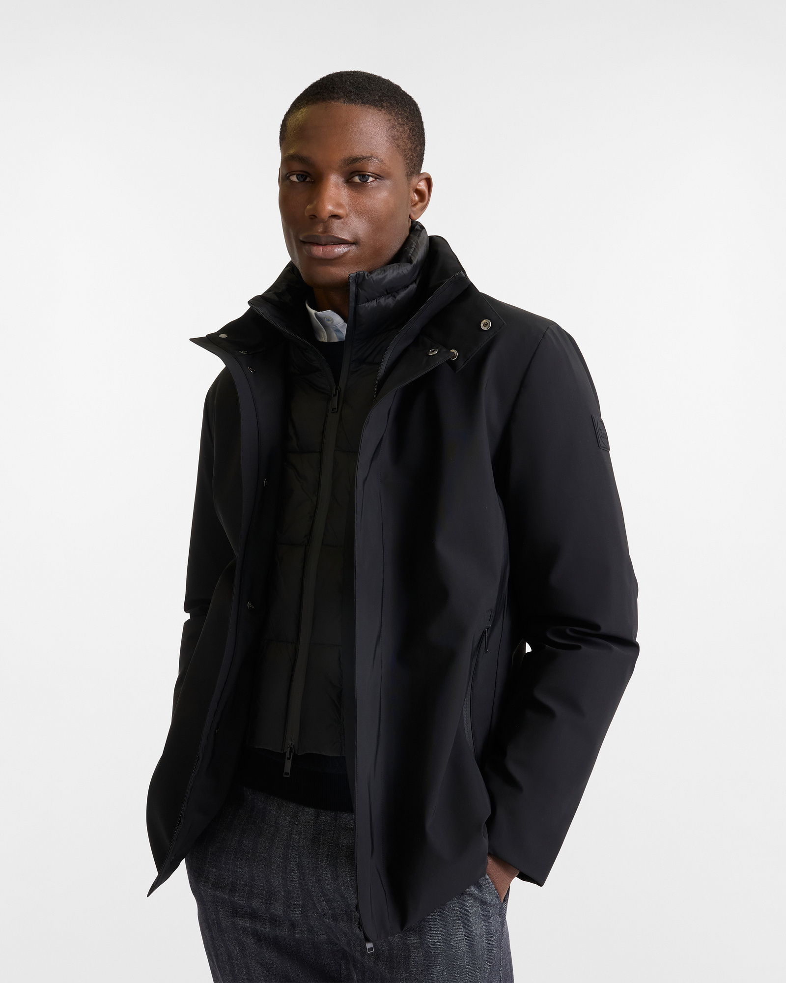 Field Jacket with Padded Lining