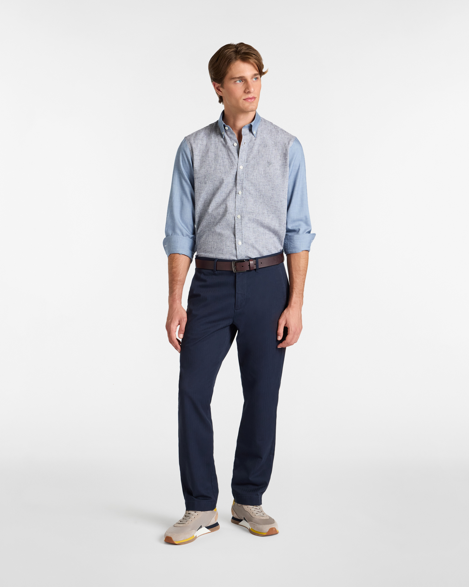 Pantaloni Cargo Carrot Fit con Tasche Applicate, Blu Scuro, large image number 3
