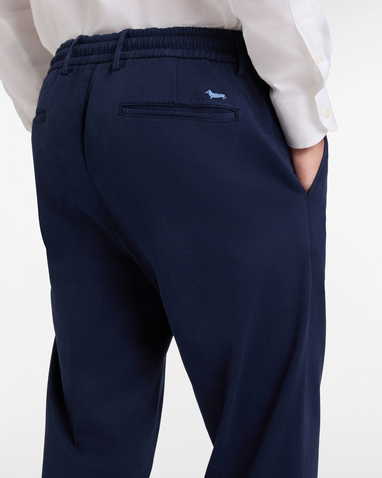 Jogger-Style Pants, Navy Blue, large image number 2