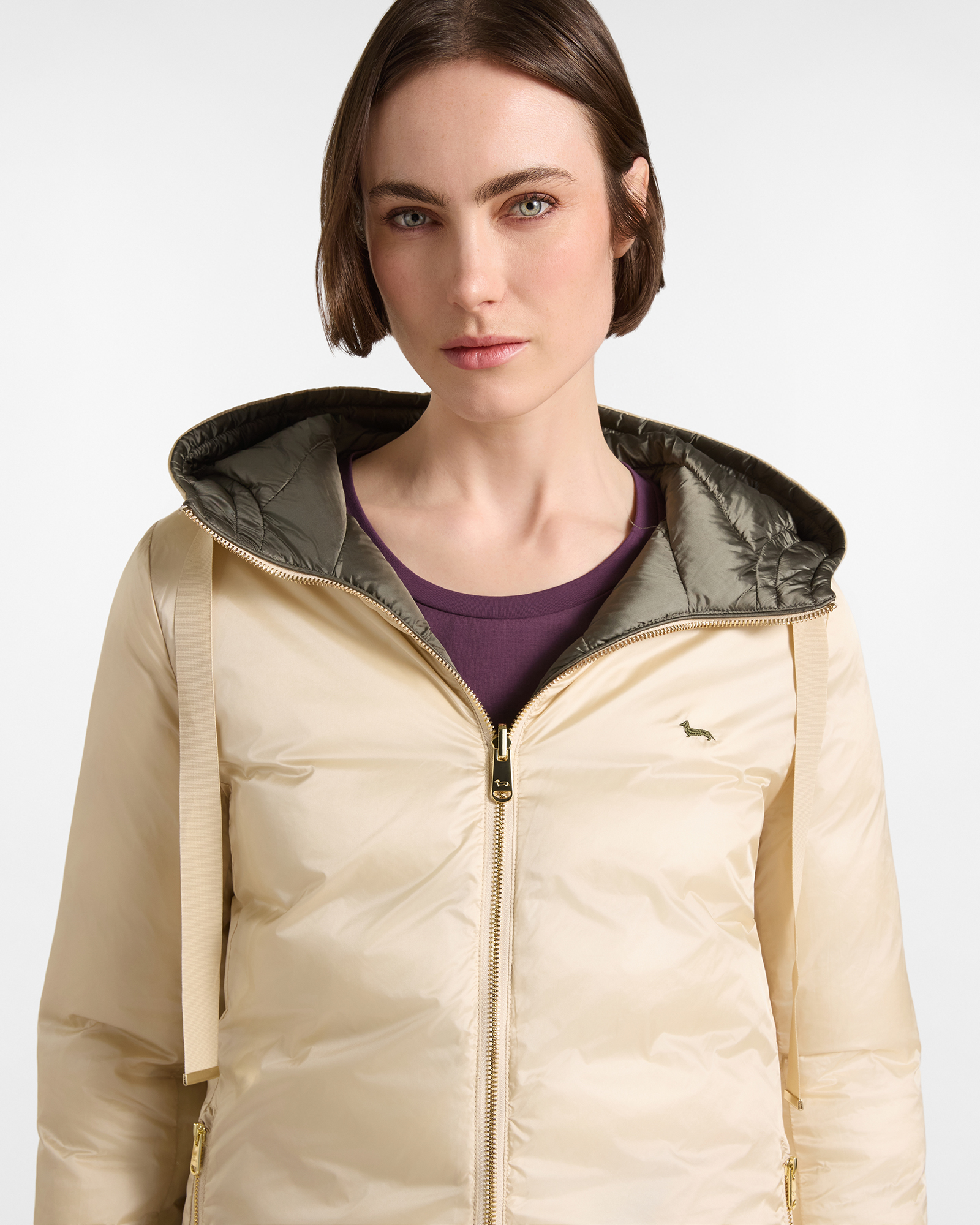 Women&rsquo;s Reversible Two-Tone Padded Jacket, PETROLEUM GREEN, large