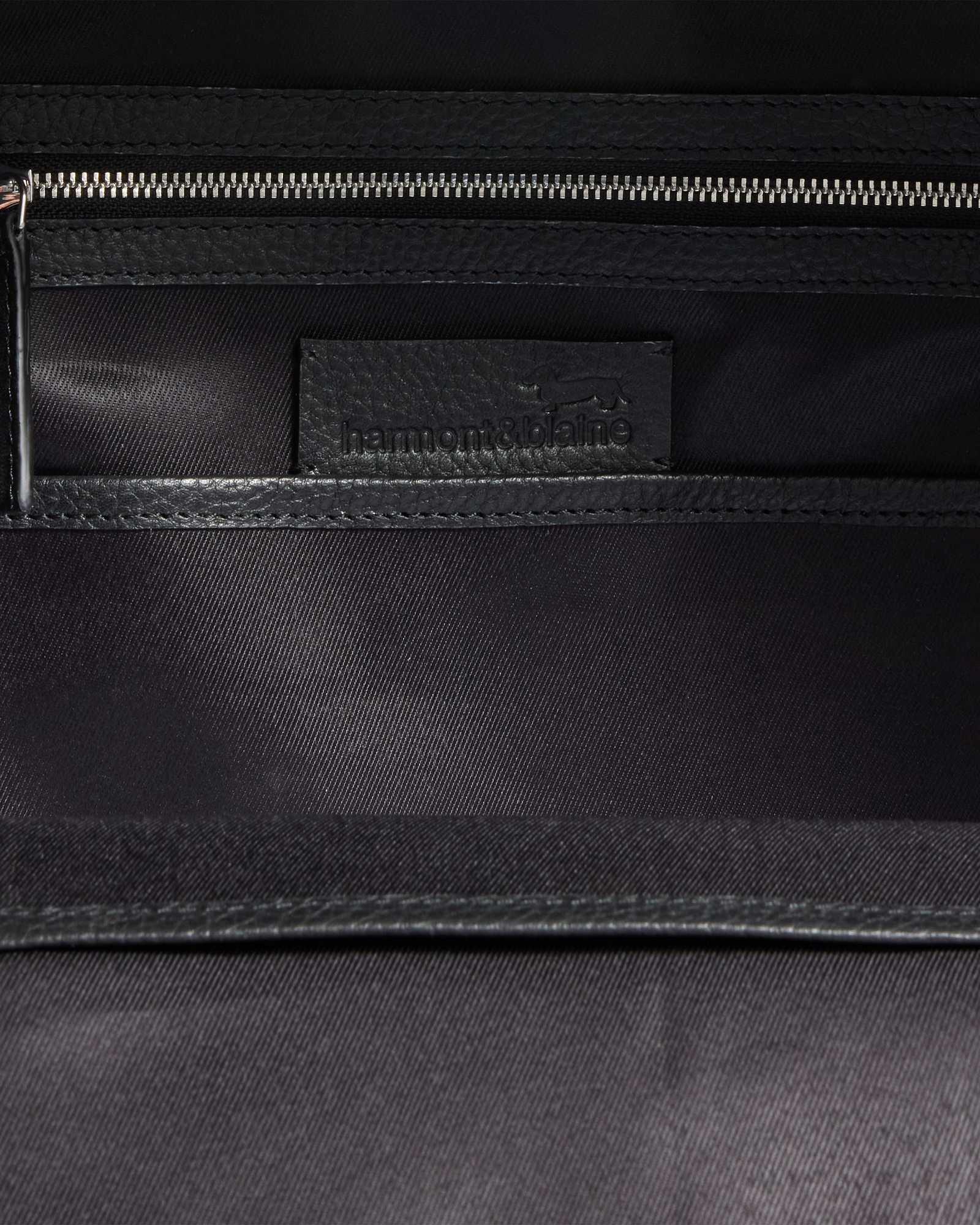 Sac À Dos En Cuir, Noir, large image number 2