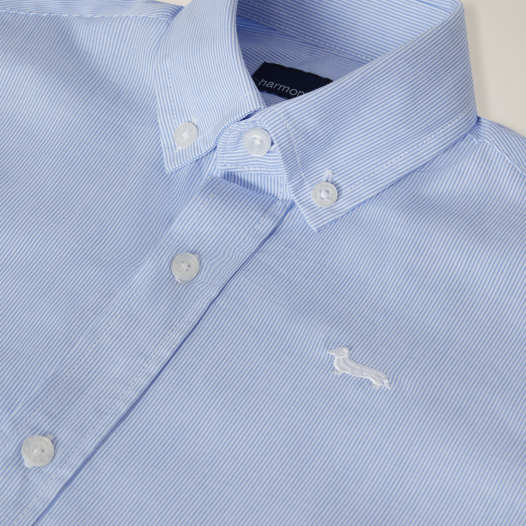Striped cotton shirt, Light Blue, large image number 2