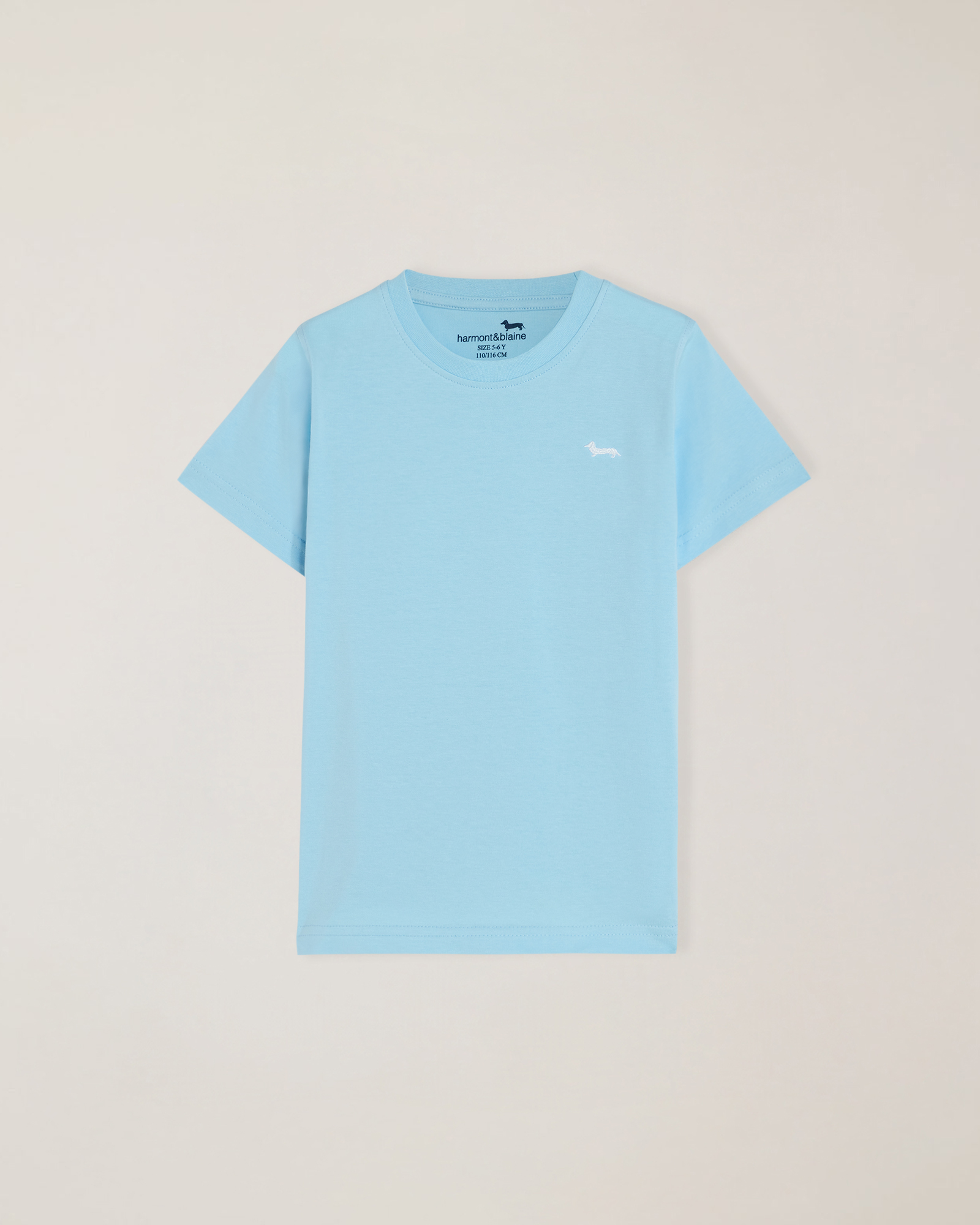 T-shirt jersey mezza manica ricamo logo