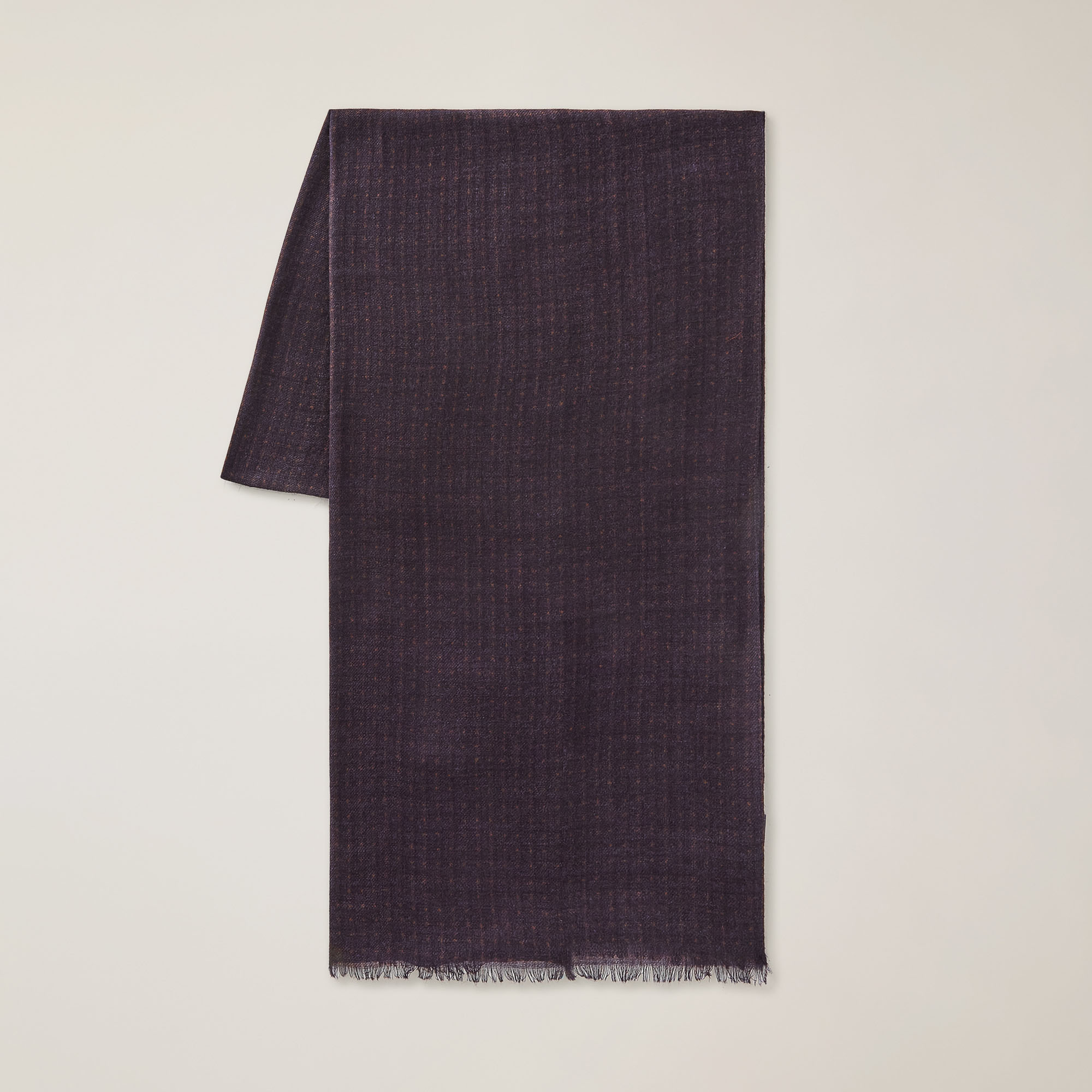 Tie-Inspired Wool Scarf