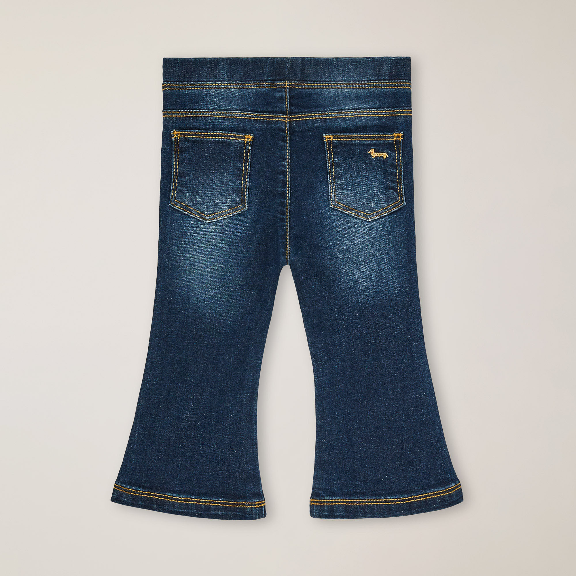 Super-stretch denim , Blue denim, large image number 1