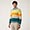 Color-Block Striped Crew-Neck Pullover, Beige, swatch