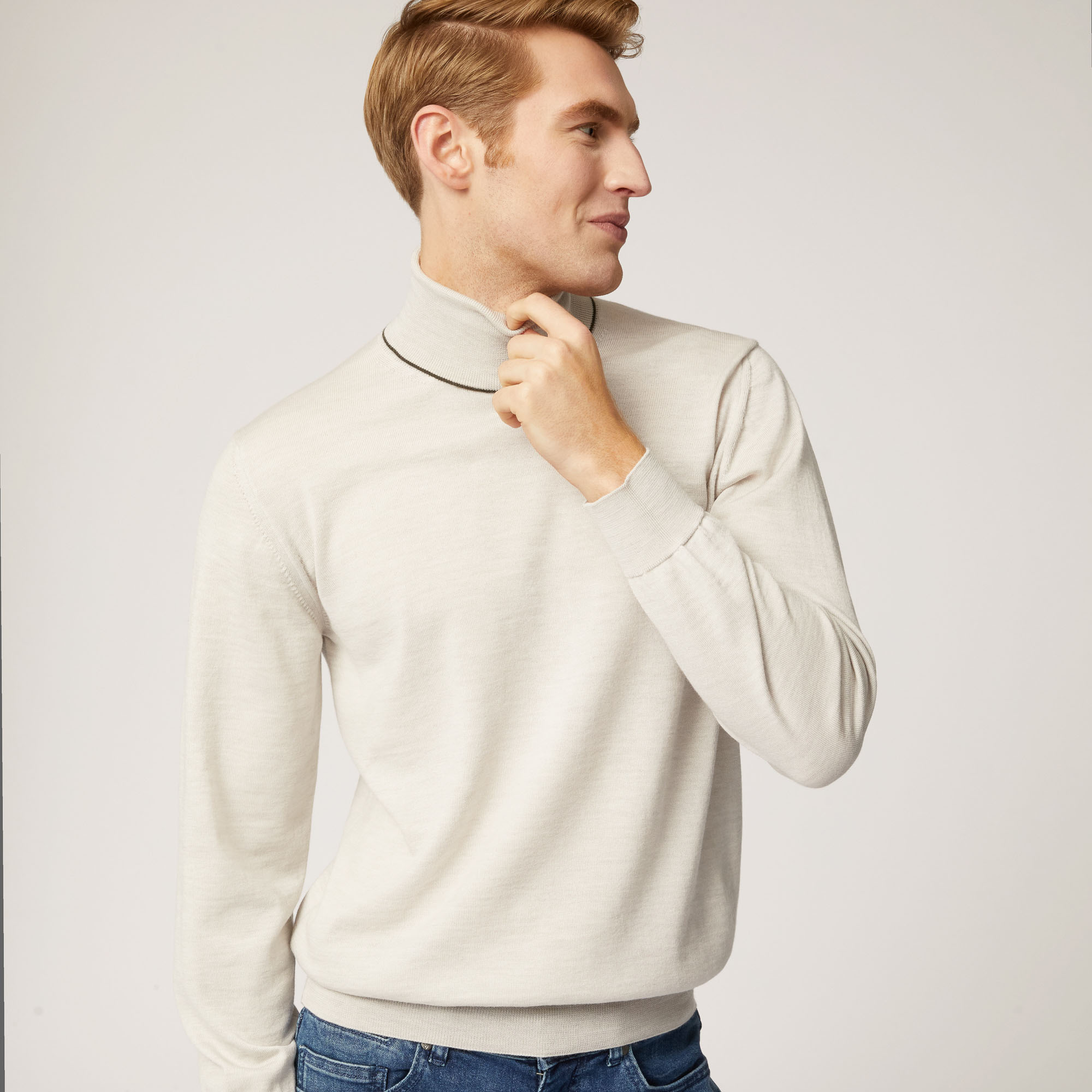 Dolcevita Harmont & Blaine Jeans, Beige, large image number 2