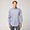 Camicia In Cotone Narrow Fit, Grigio Acciaio, swatch