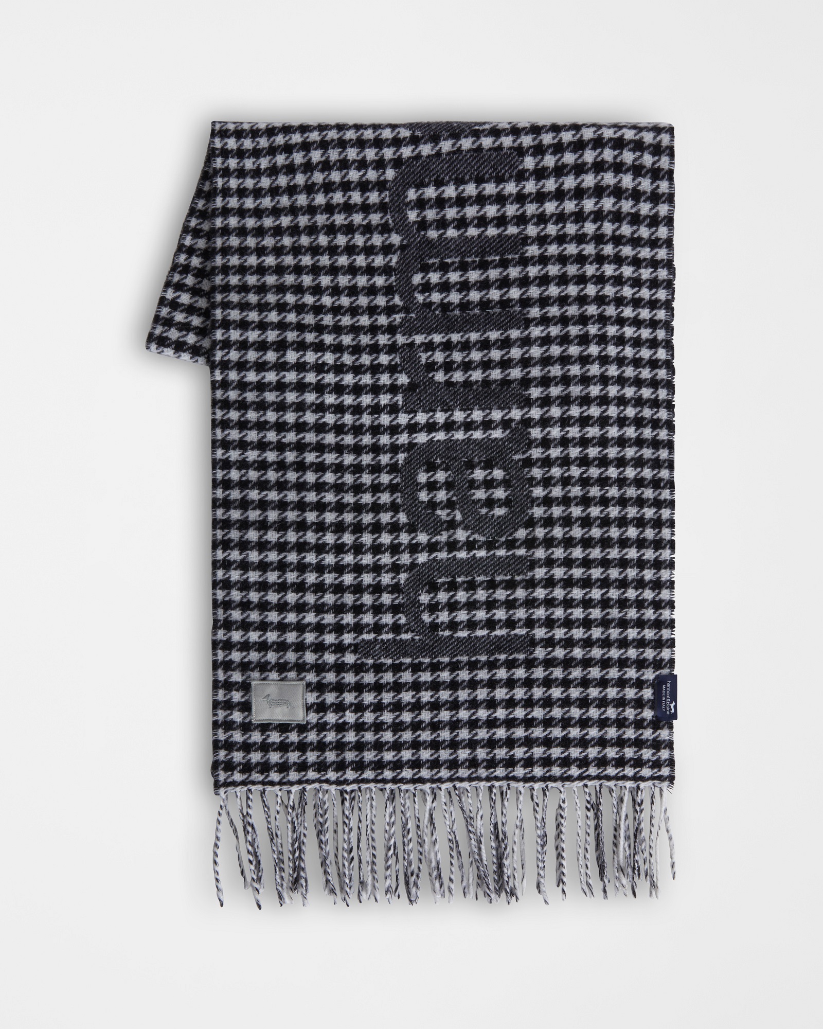 Sciarpa in Lana with Pied de Poule Pattern