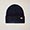 Short Ribbed Wool-Blend Beanie, Blue, swatch